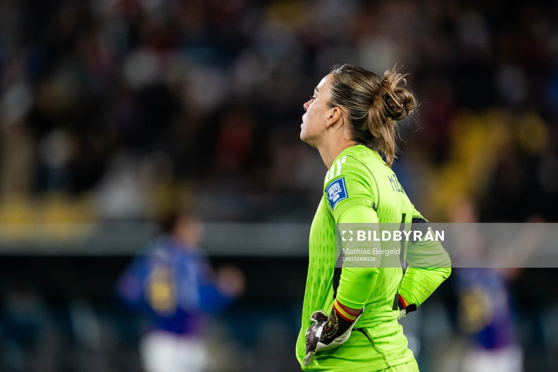 Goalkeeper Misa Rodriguez of Spain looks dejected