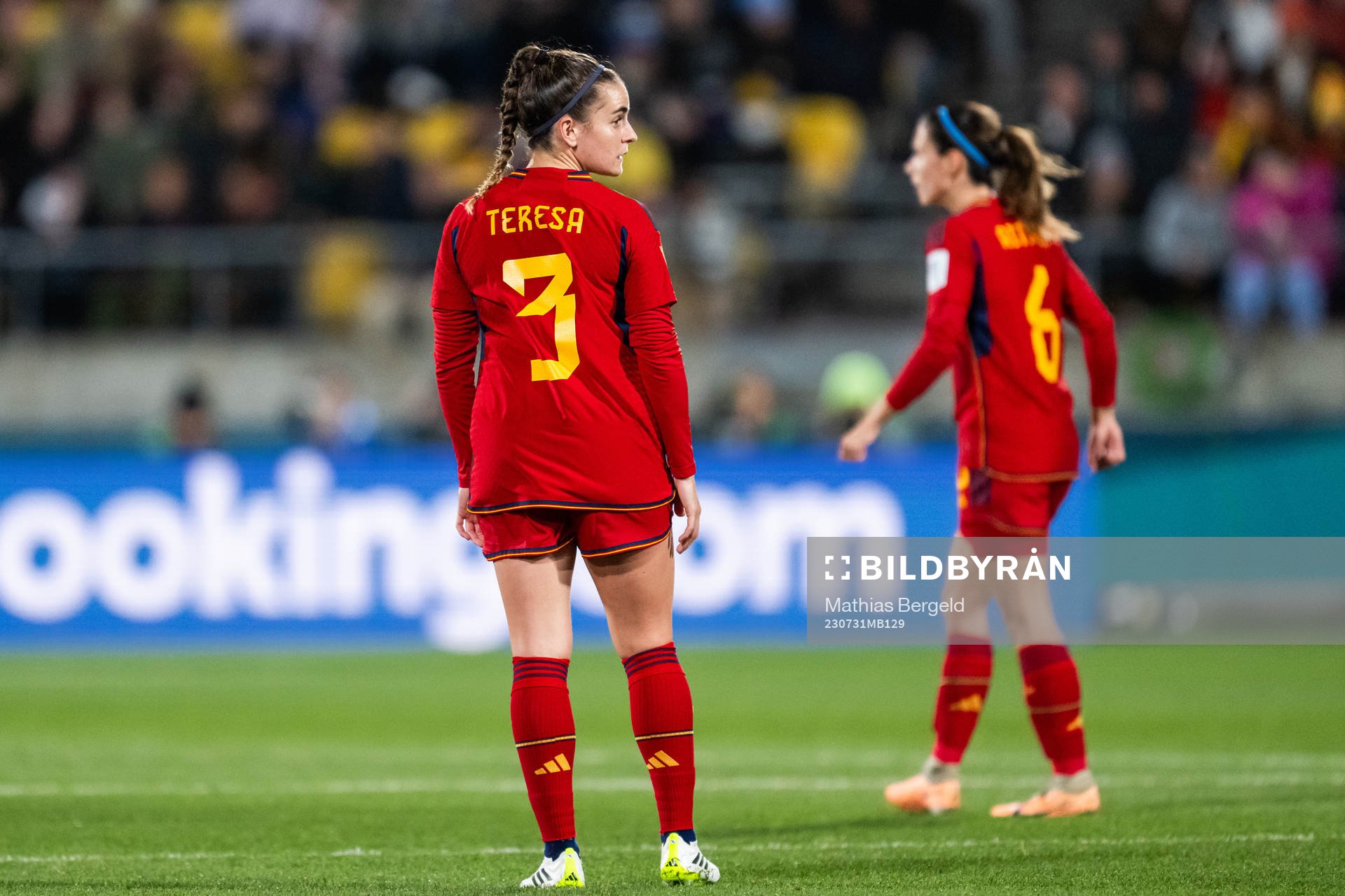 Teresa Abelleira of Spain looks dejected