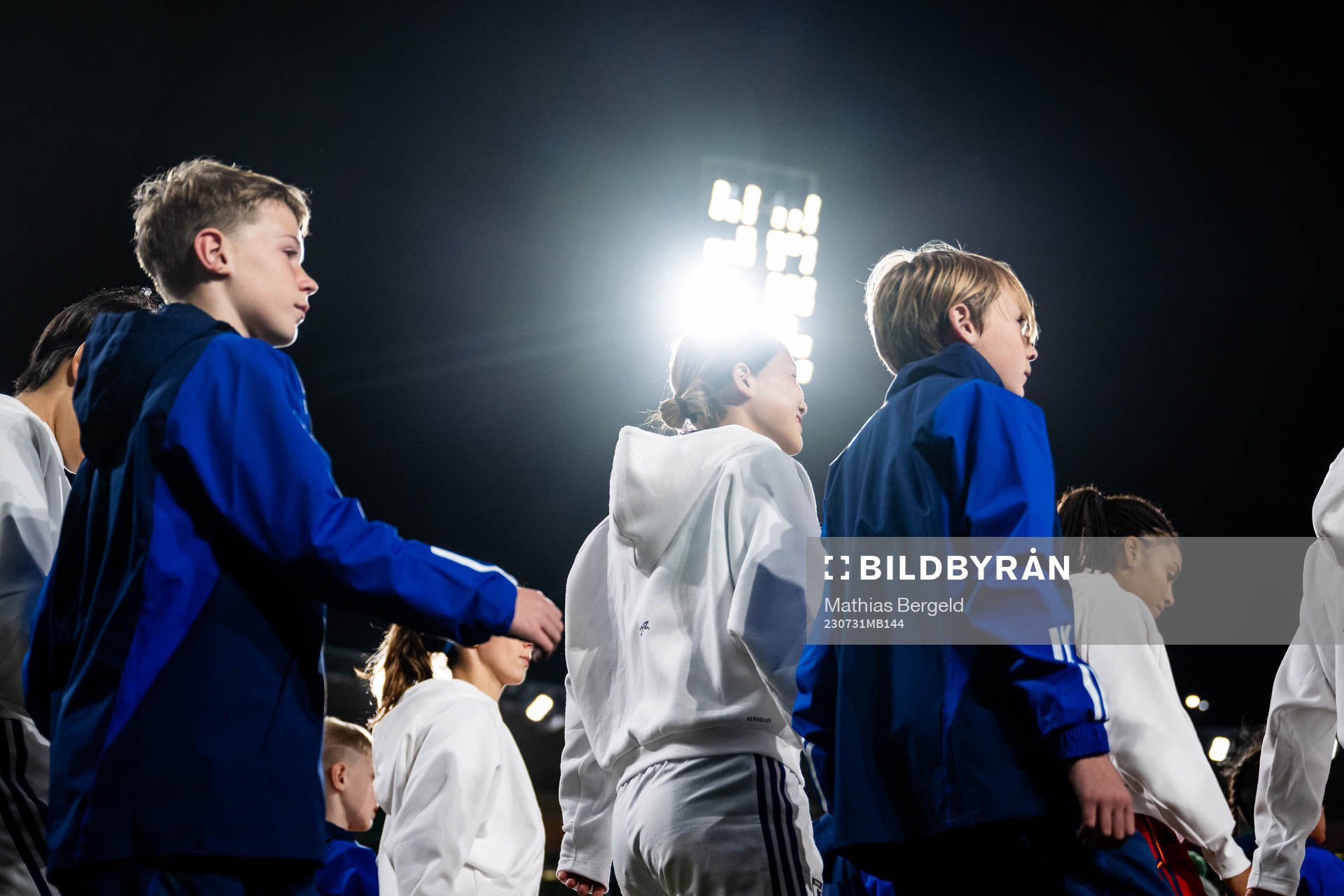 Fuka Nagano of Japan enters the pitch