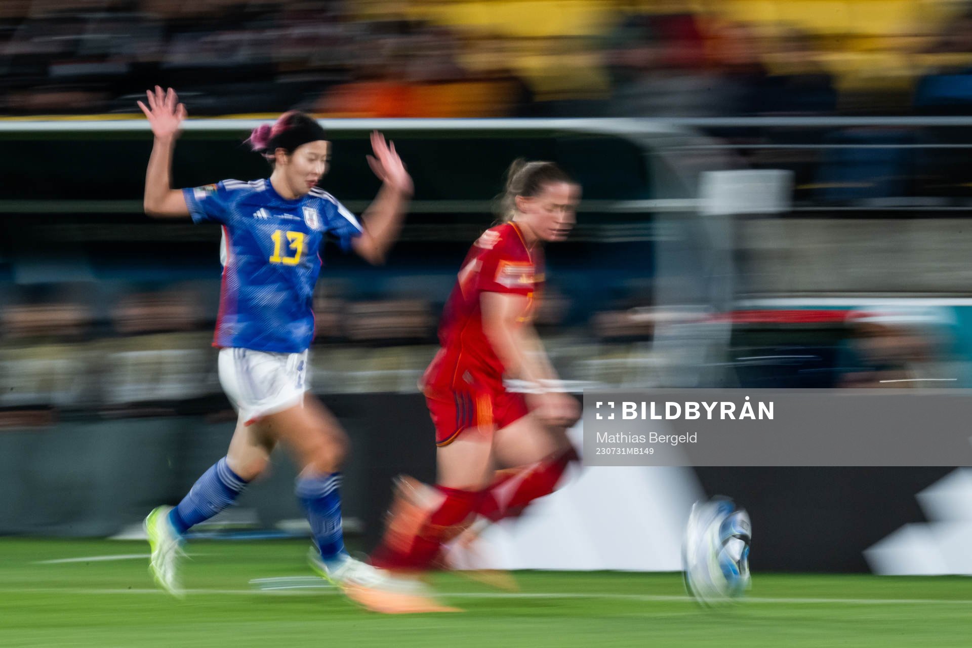 Jun Endo of Japan and Rocia Galvez of Spain