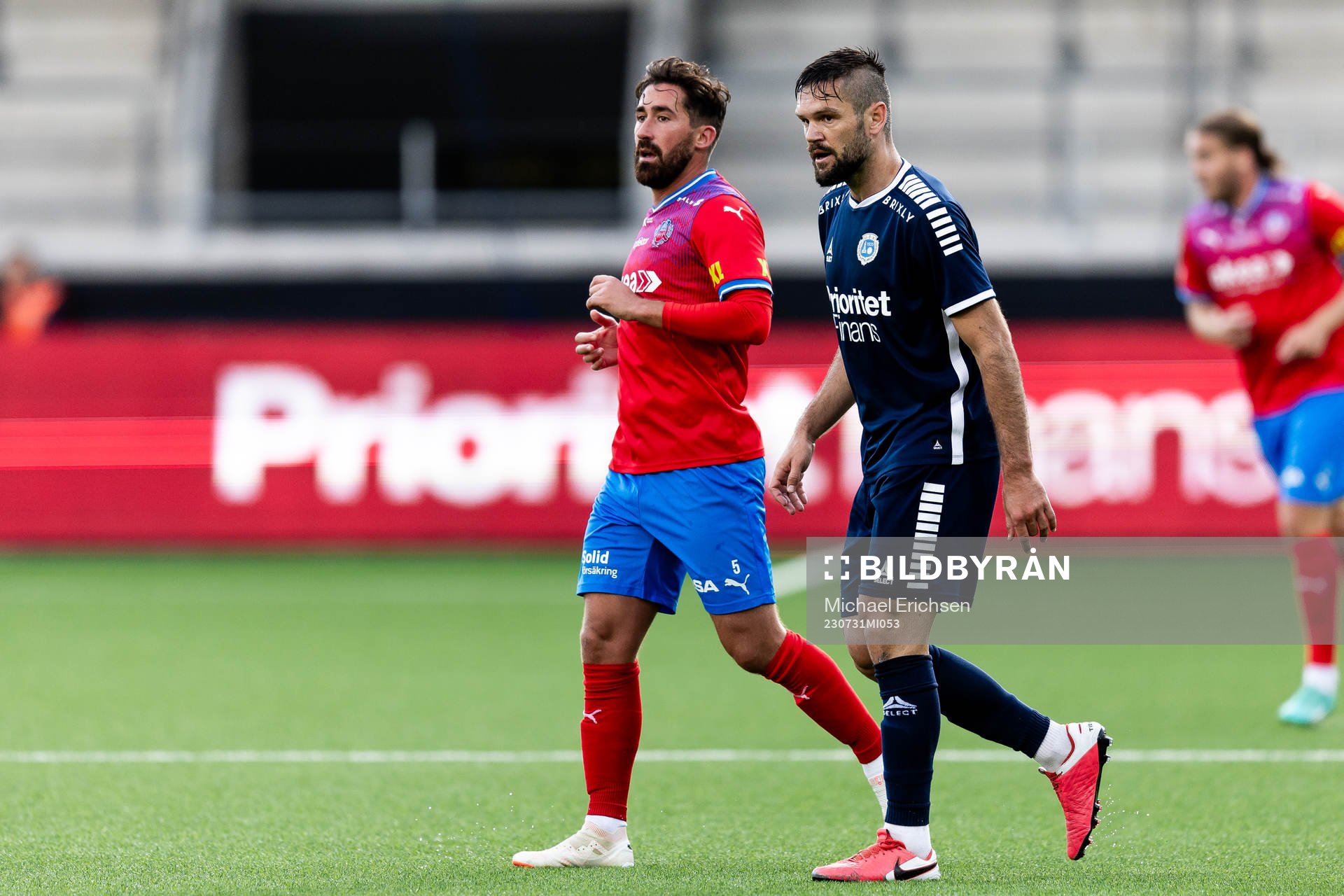 Helsingborgs Frederik Holst och Utsiktens Ivo Pekalski