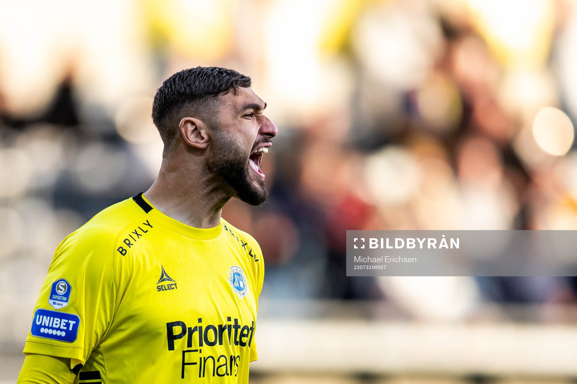 Utsiktens målvakt Elias Hadaya