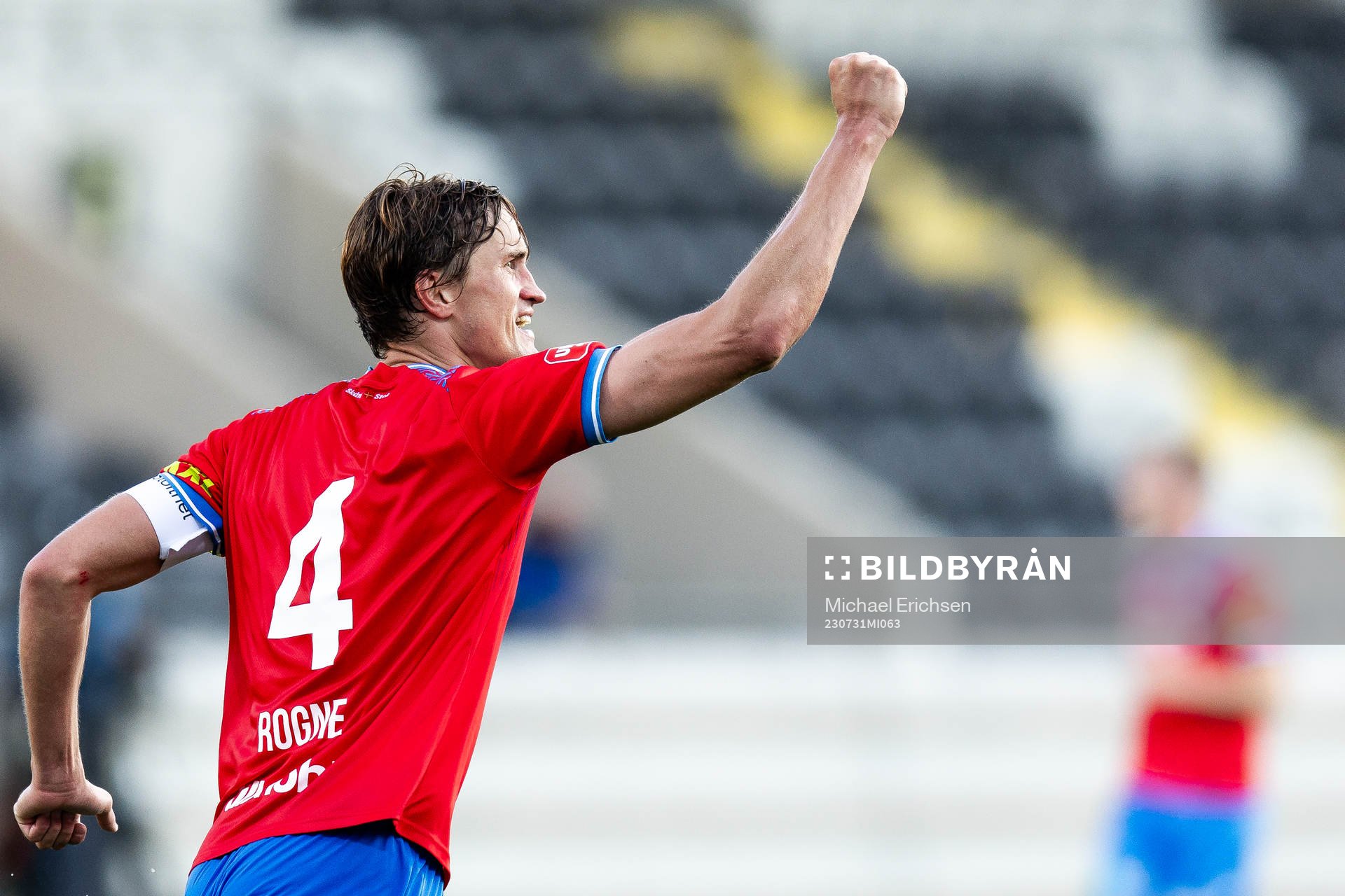 Helsingborgs Thomas Rogne jublar