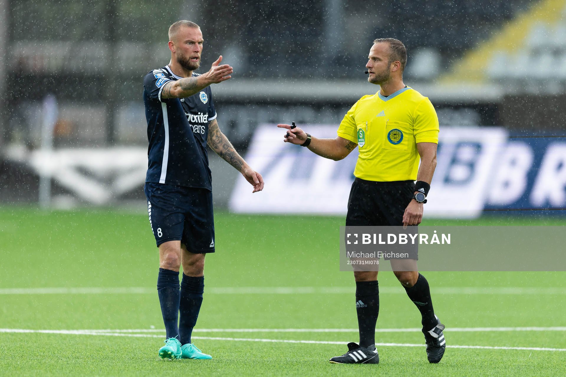 Utsiktens Alexander Faltsetas och Domare Rinon Hasani