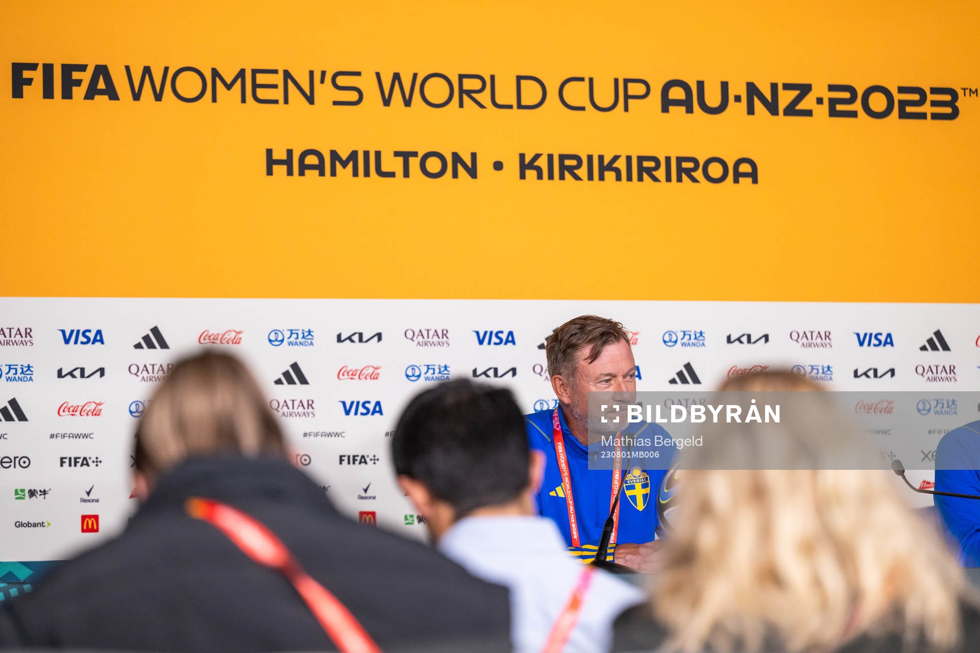 Head coach Peter Gerhardsson of the Swedish women's
