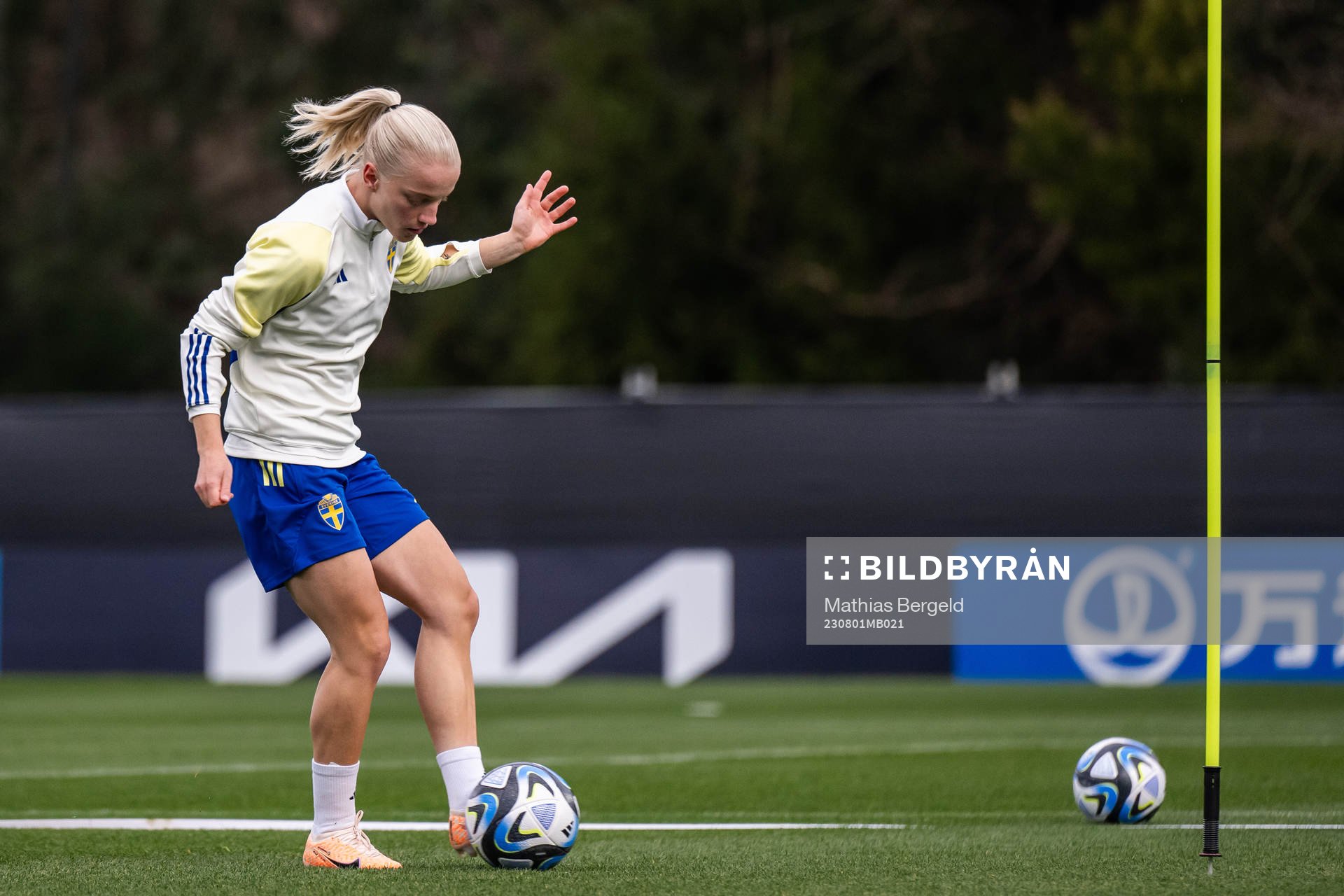 Anna Sandberg of the Swedish women's national football team