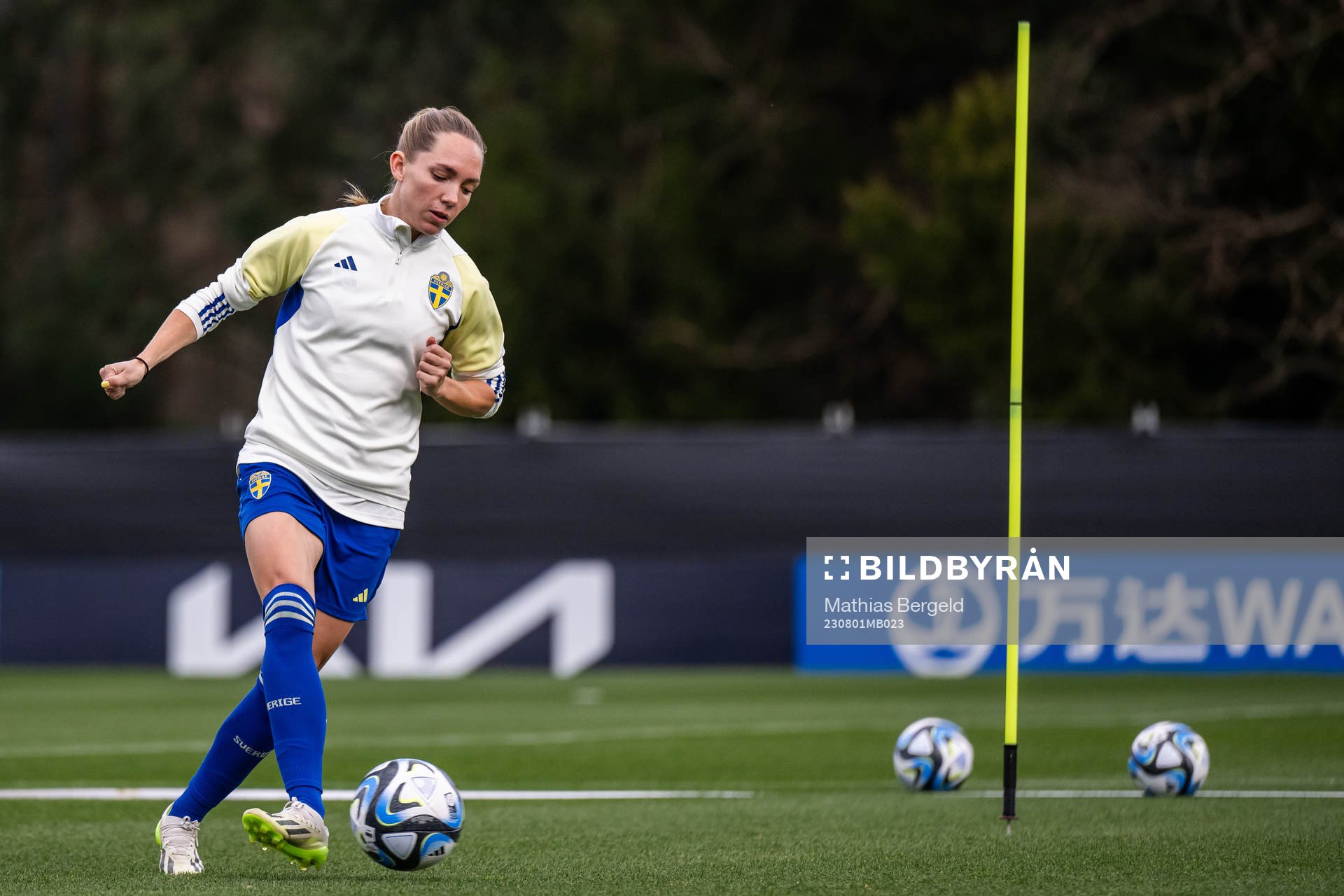 Elin Rubensson of the Swedish women's national football