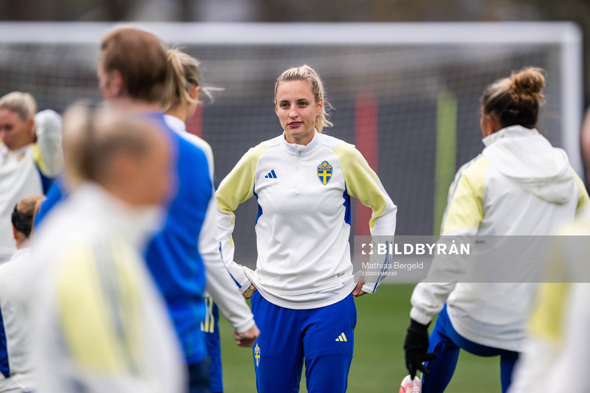 Nathalie Björn of the Swedish women's national football