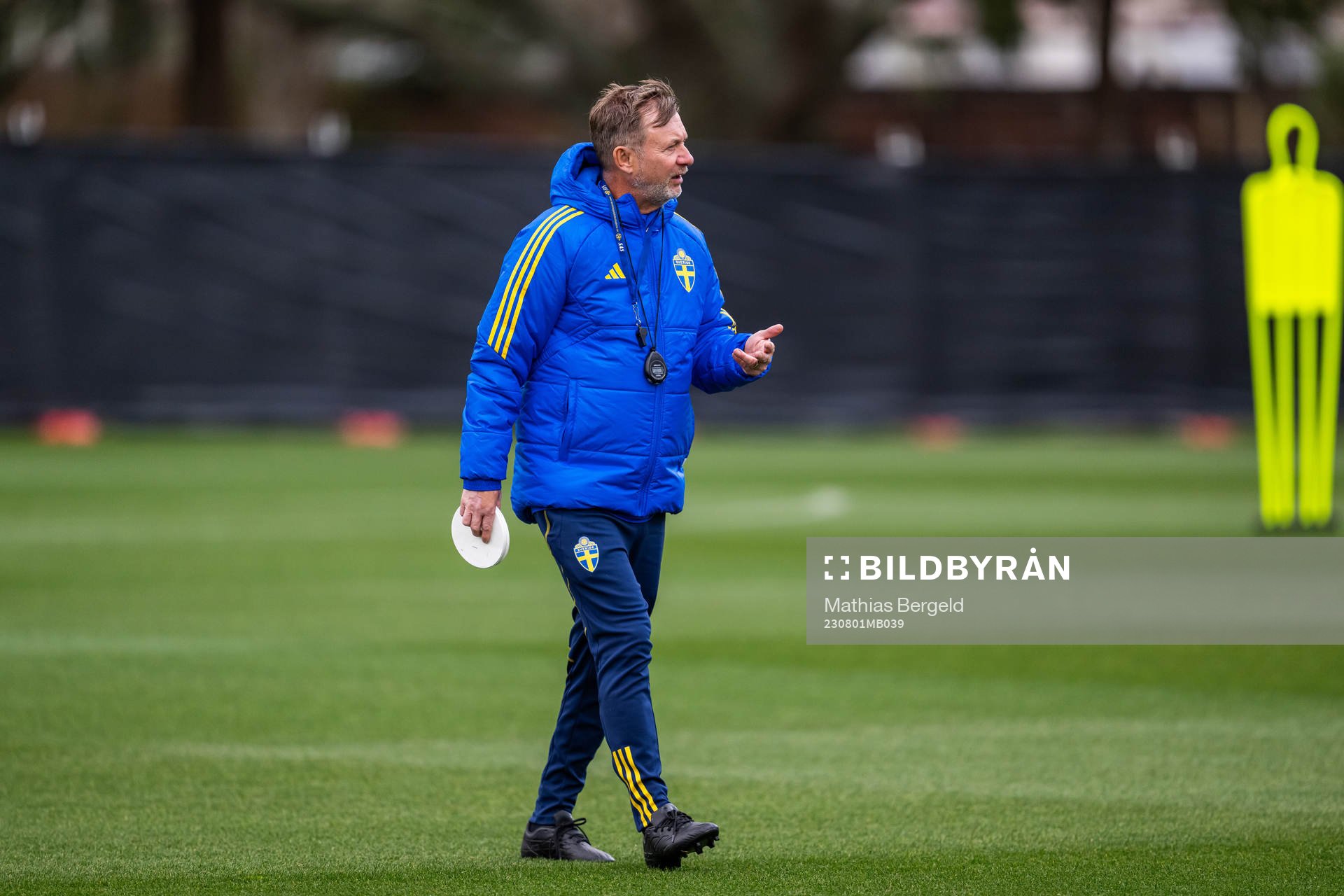 Head coach Peter Gerhardsson of the Swedish women's