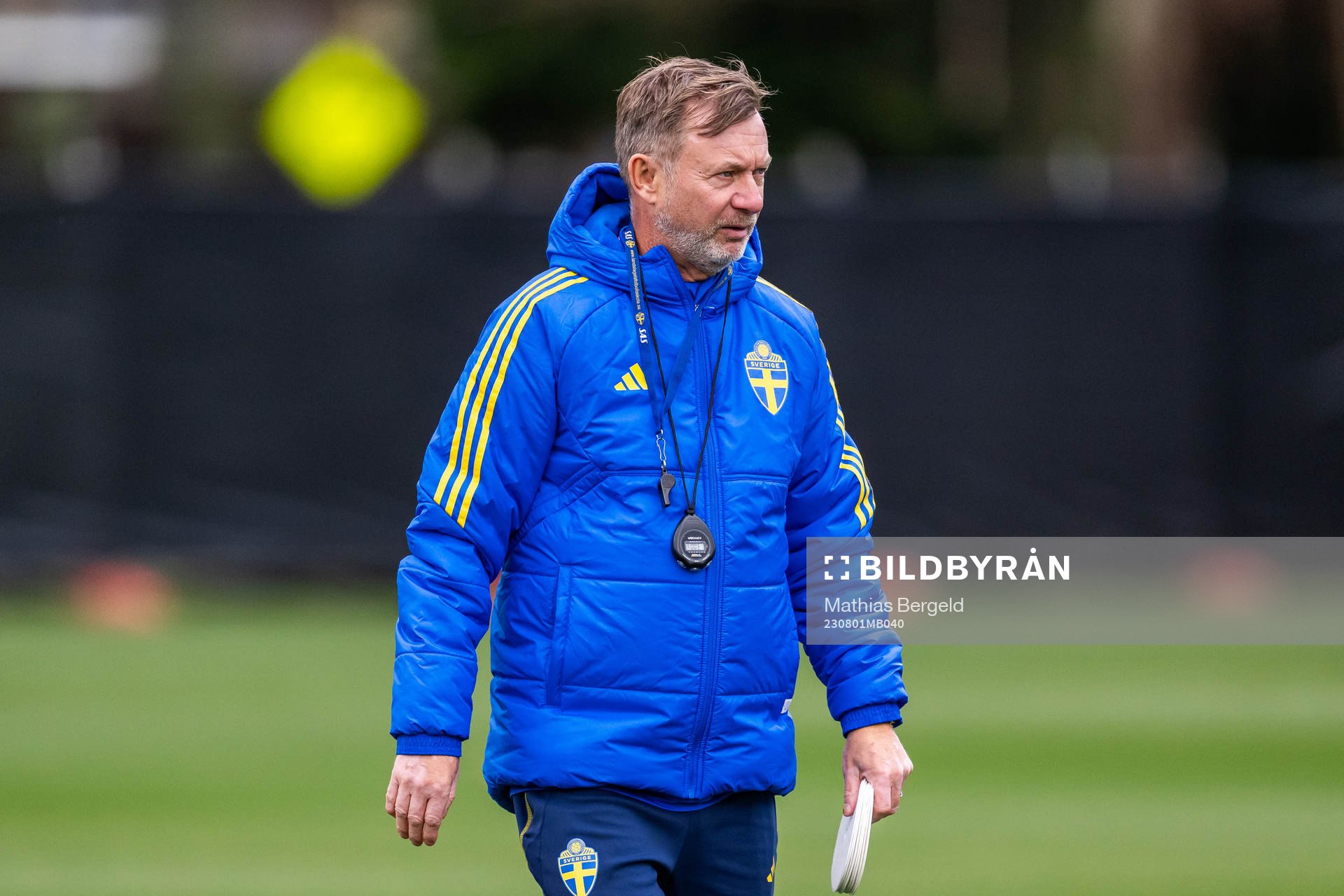 Head coach Peter Gerhardsson of the Swedish women's