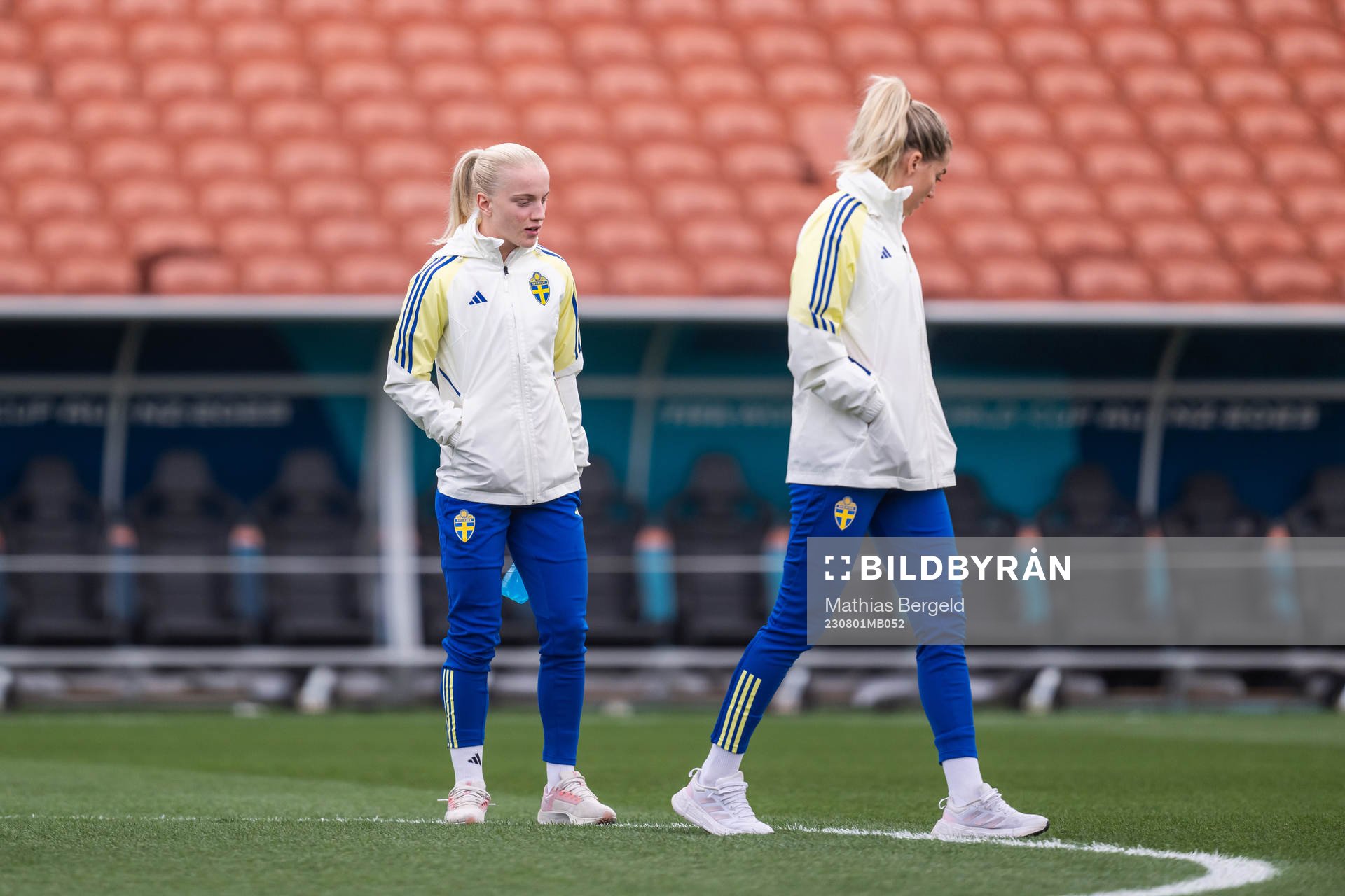 Anna Sandberg and Linda Sembrant of the Swedish women's
