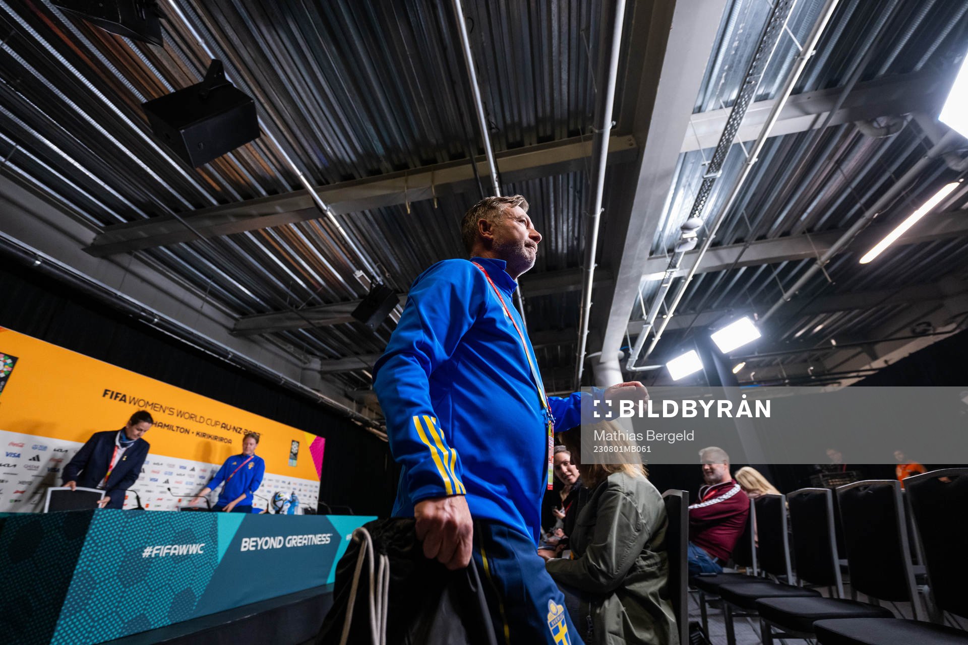 Head coach Peter Gerhardsson of the Swedish women's