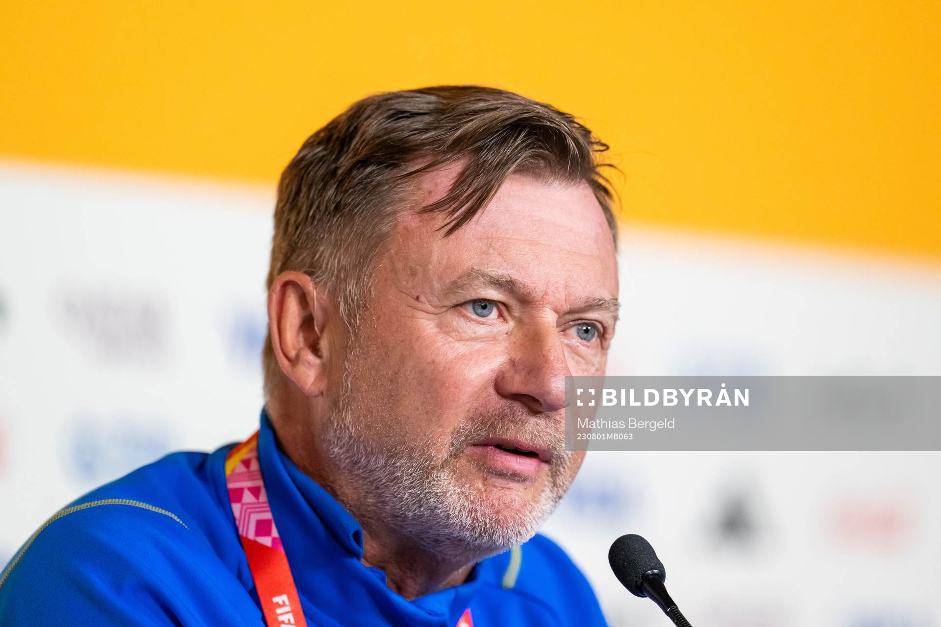 Head coach Peter Gerhardsson of the Swedish women's