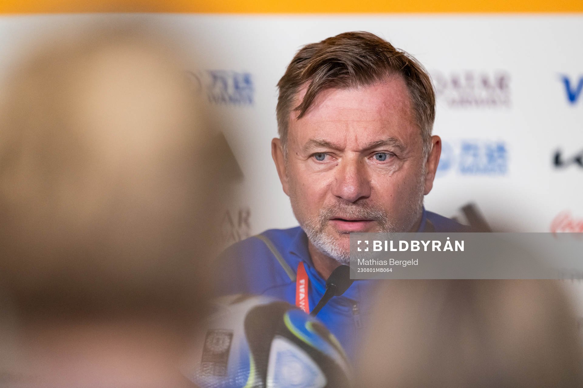 Head coach Peter Gerhardsson of the Swedish women's