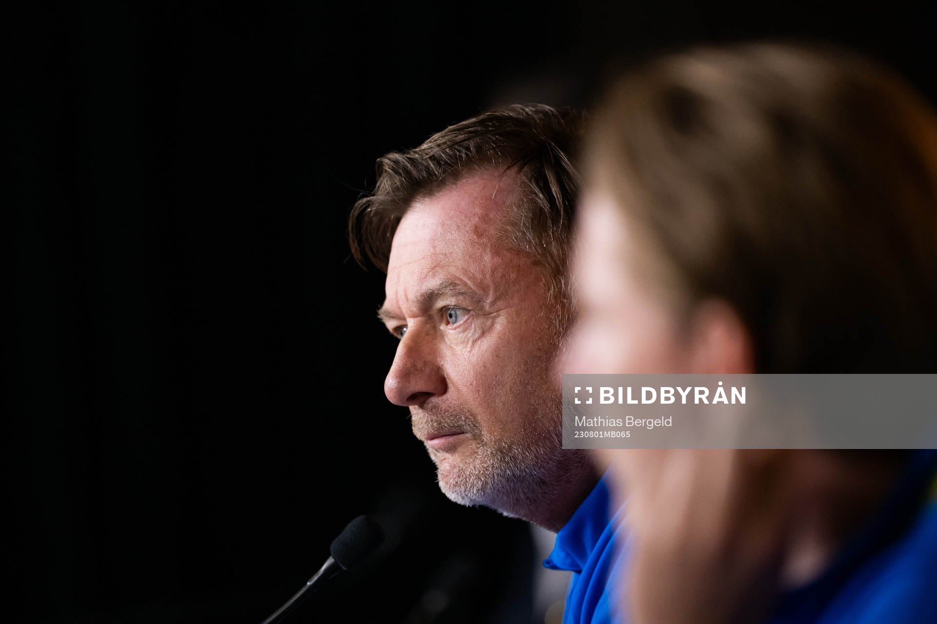 Head coach Peter Gerhardsson of the Swedish women's