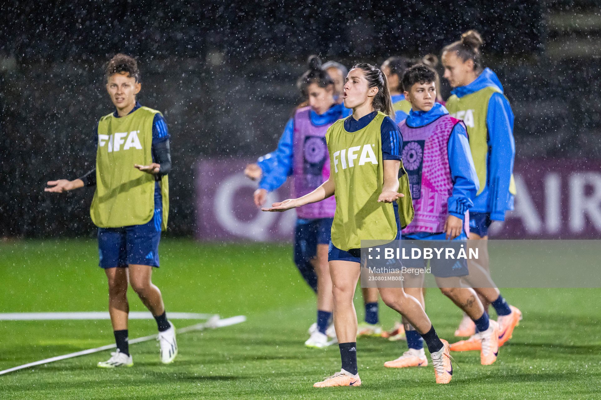 Players of the Argentinian women's national football team