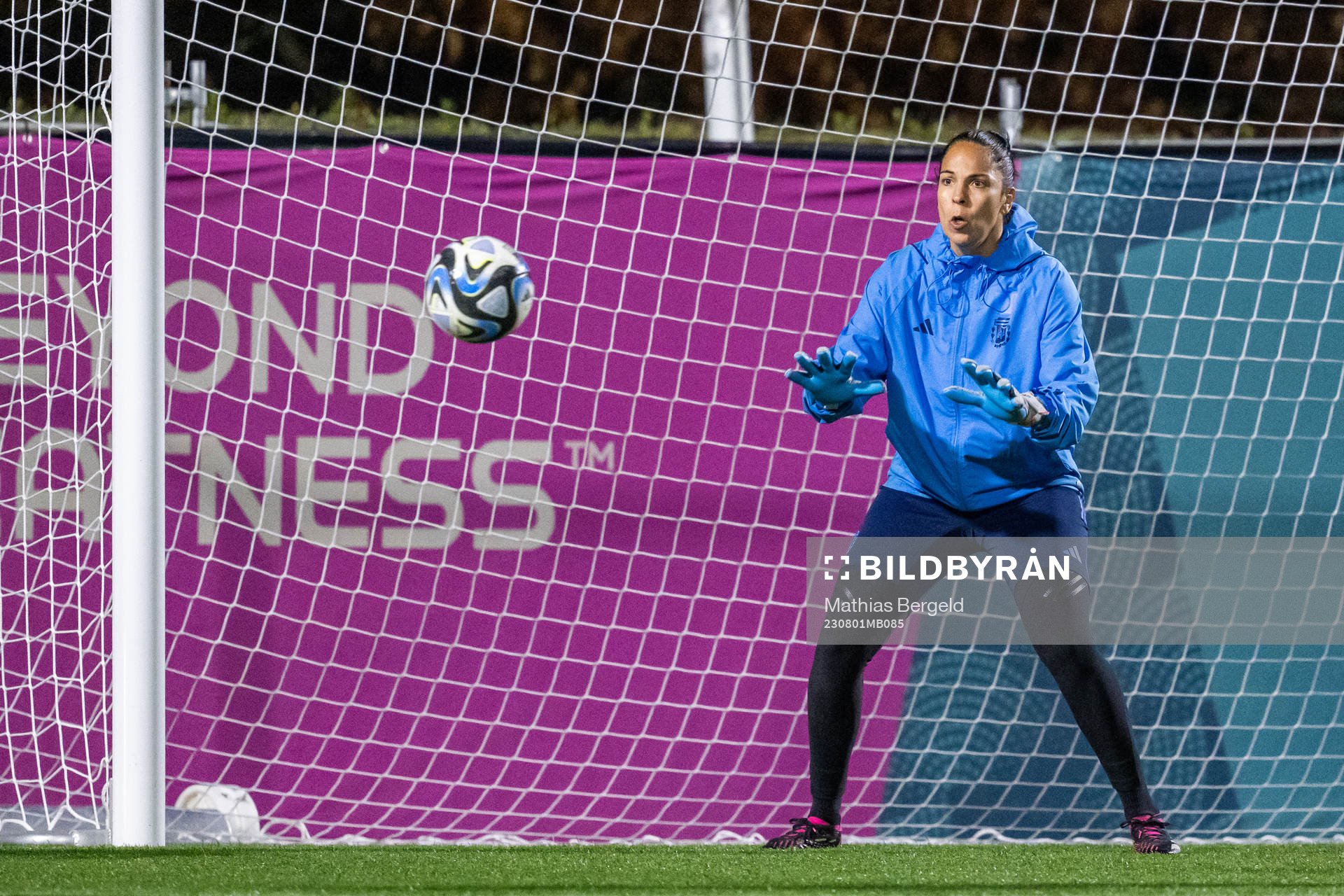 Goalkeeeper Vanina Correa of the Argentinian women's