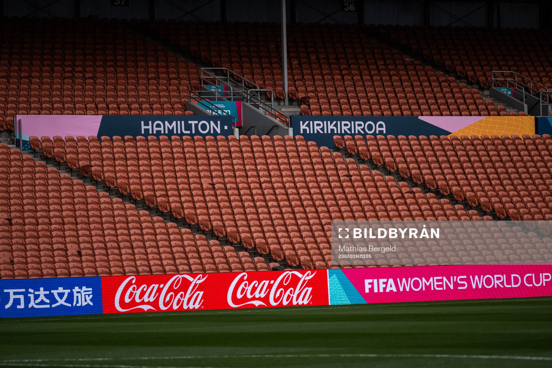 Stands at Waikato Stadium of the Swedish women's national
