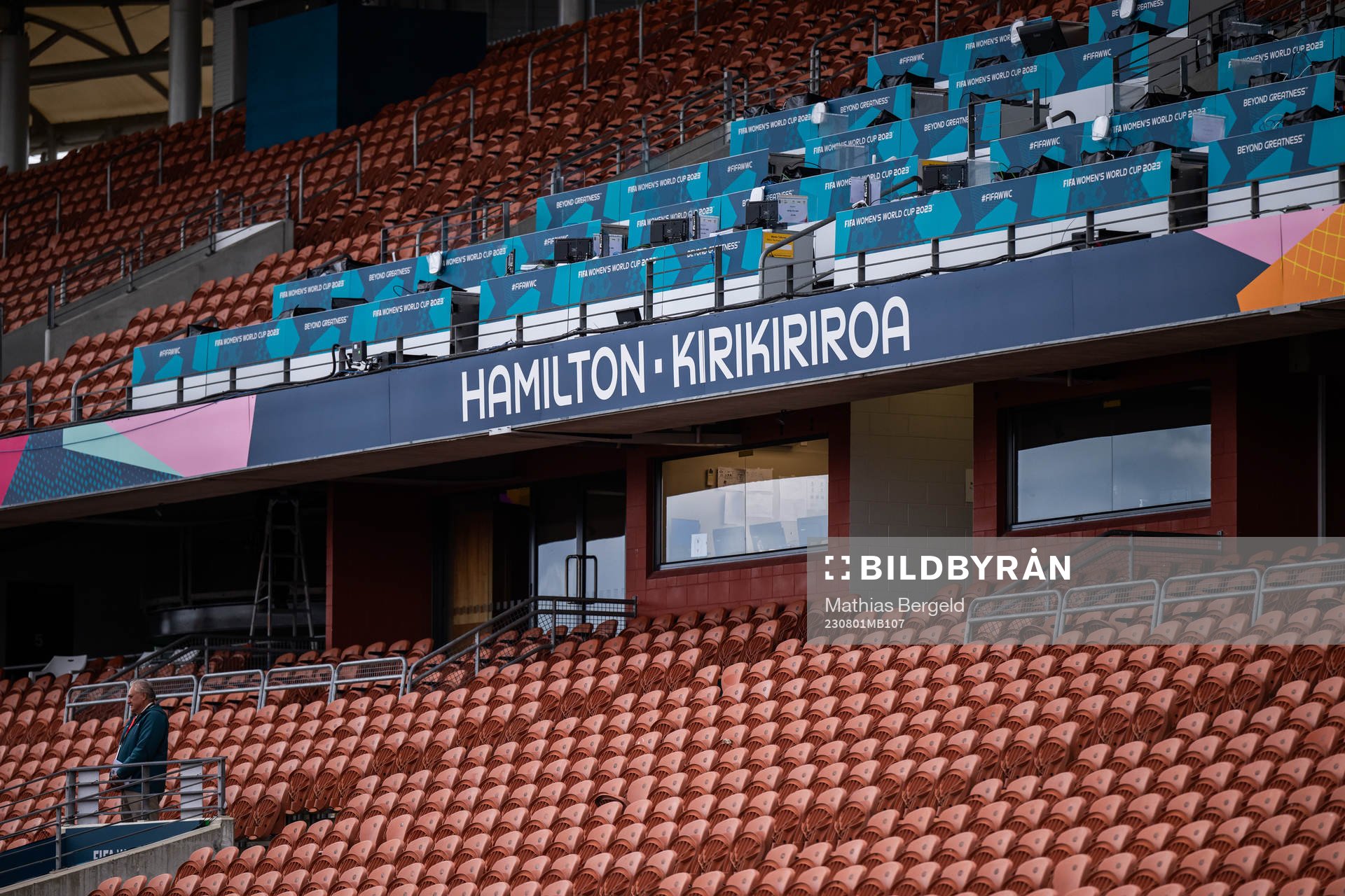 Stands at Waikato Stadium of the Swedish women's national