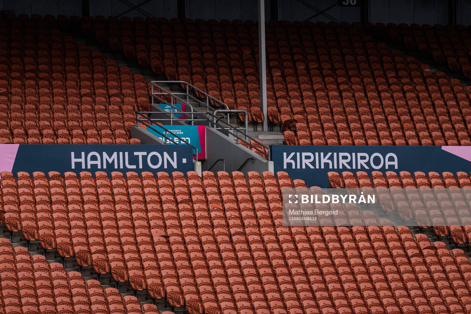 Stands at Waikato Stadium of the Swedish women's national