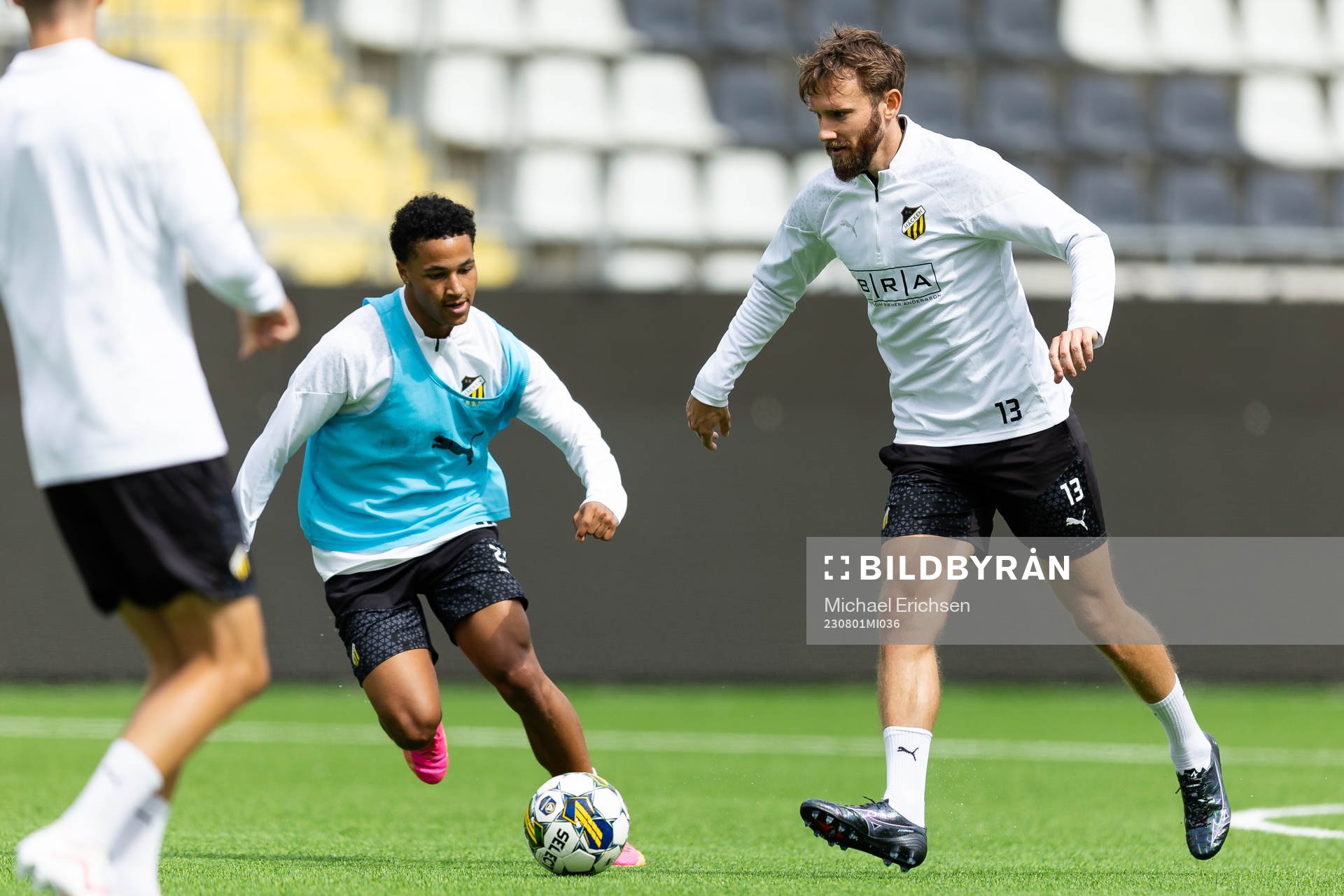Momodou Lamin Sonko and Simon Sandberg