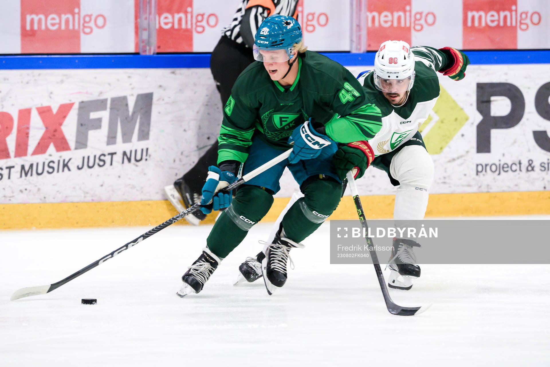 Fabian Zetterlund och Marcus Johansson