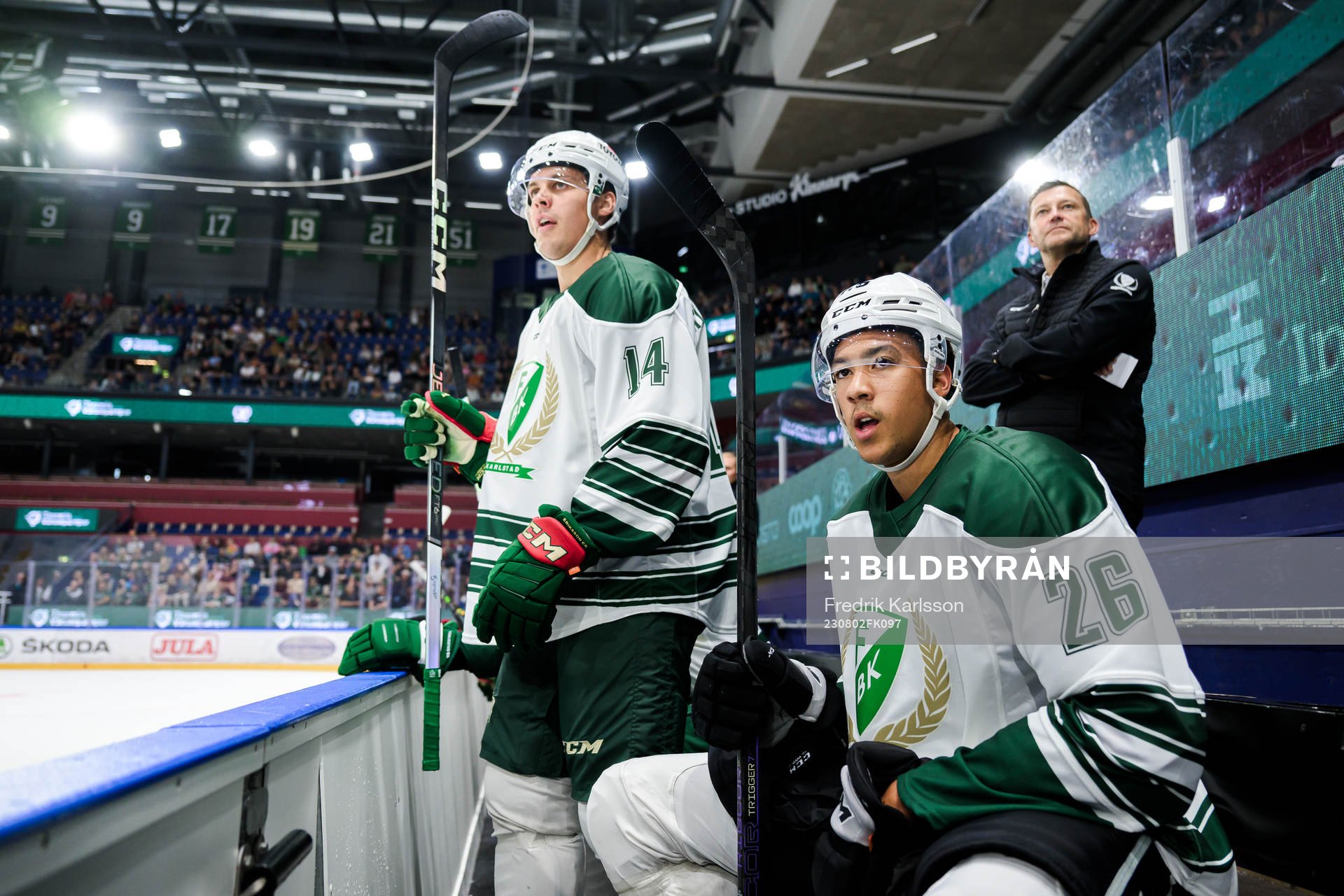Joel Eriksson-Ek och Andre Lee