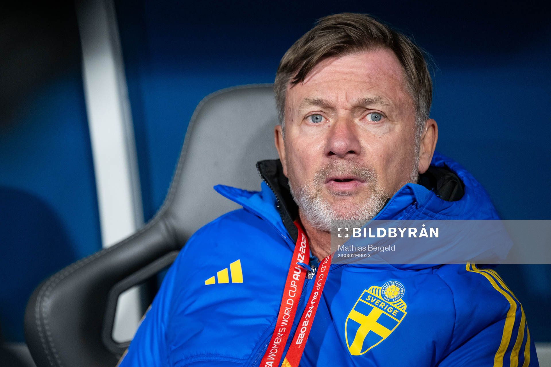 Head coach Peter Gerhardsson of Sweden