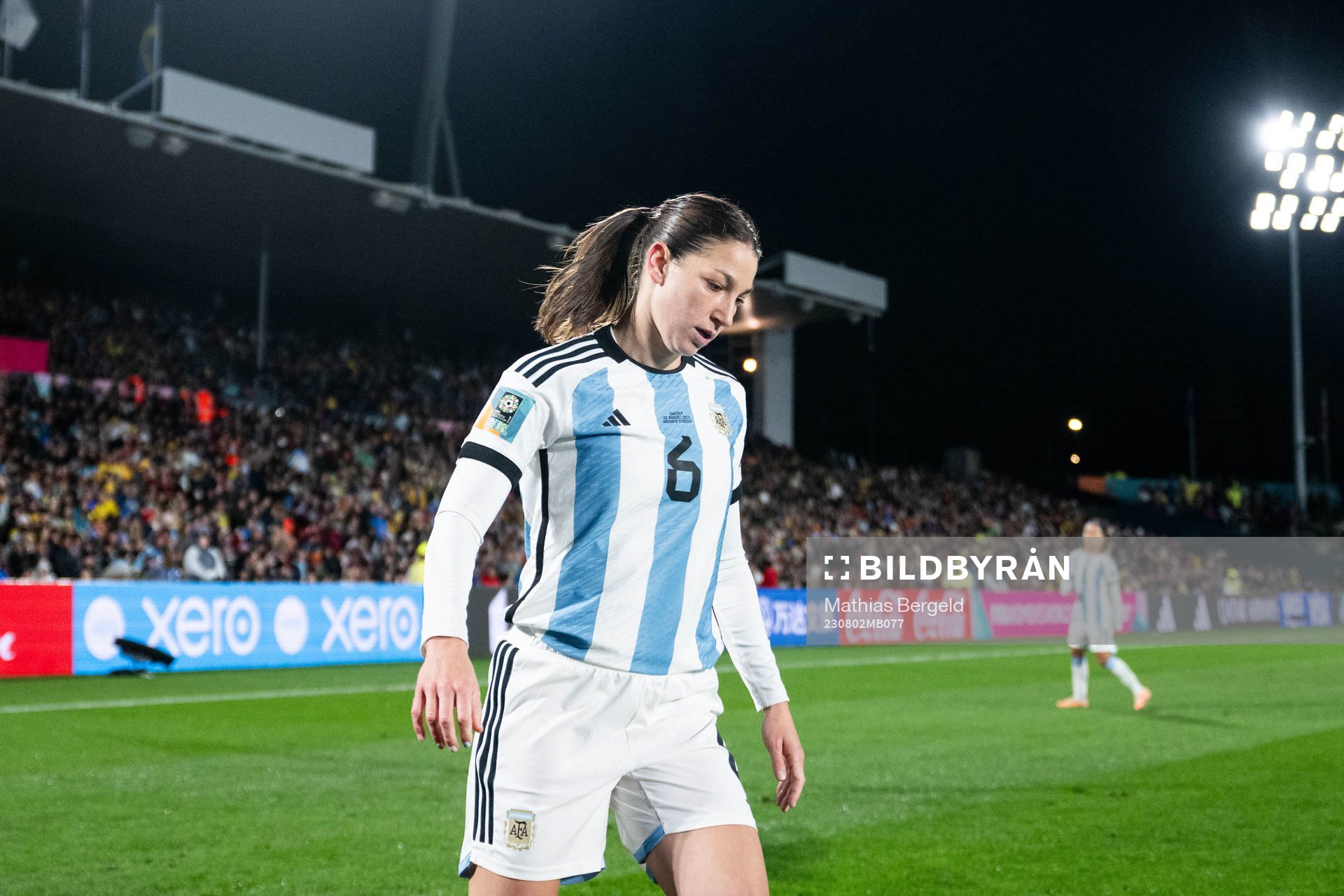 Aldana Cometti of Argentina looks dejected