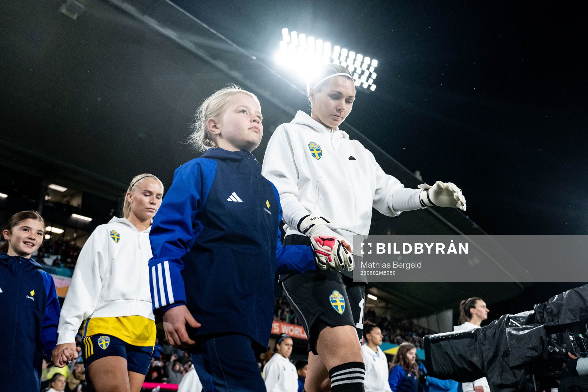 Goalkeeper Jennifer Falk of Sweden