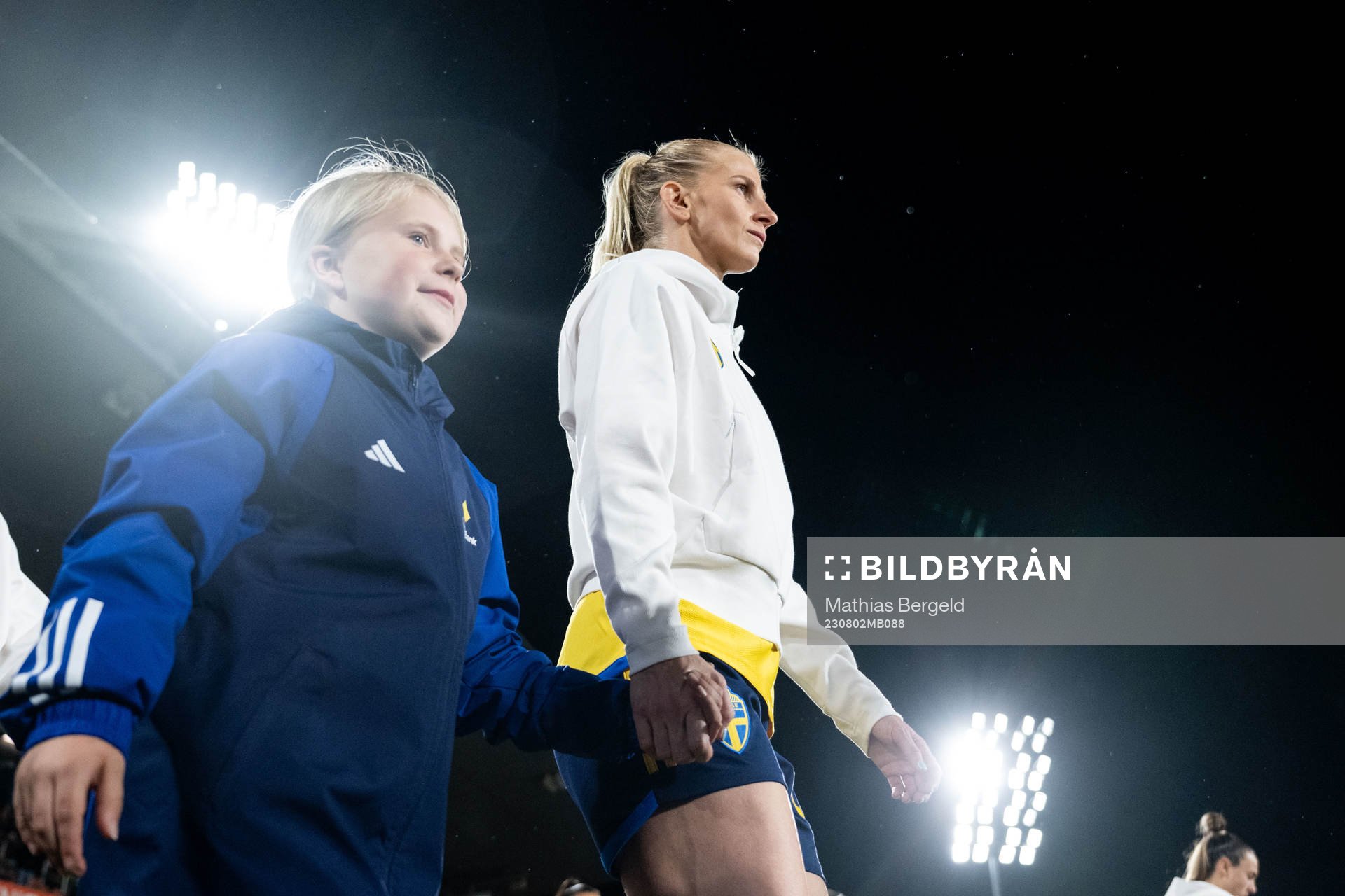 Sofia Jakobsson of Sweden ahead of the FIFA Women's World Cup football match between Argentina and Sweden on August 2, 2023 in Hamilton.