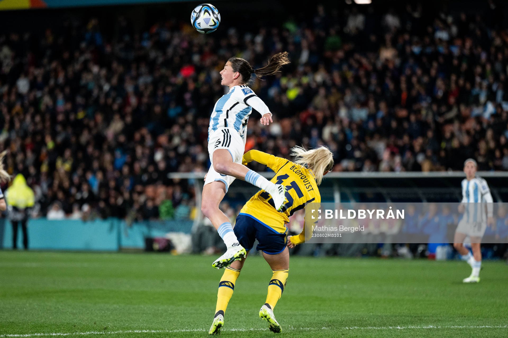Aldana Cometti of Argentina and Rebecka Blomqvist of Sweden