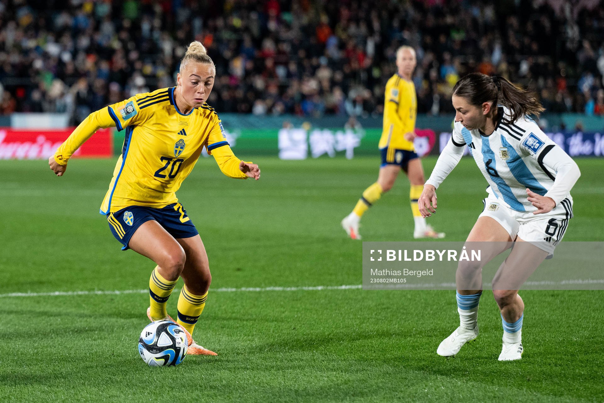 Hanna Bennison of Sweden and Aldana Cometti of Argentina