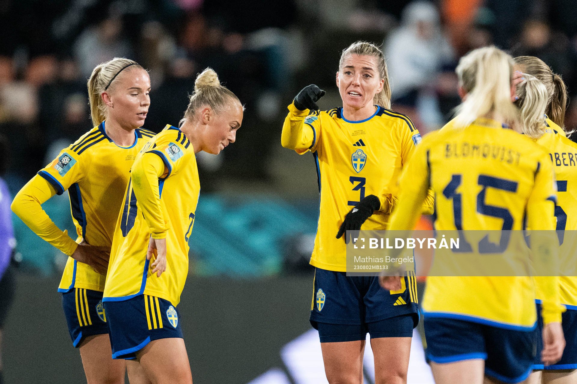 Stina Lennartsson, Hanna Bennison and Linda Sembrant of