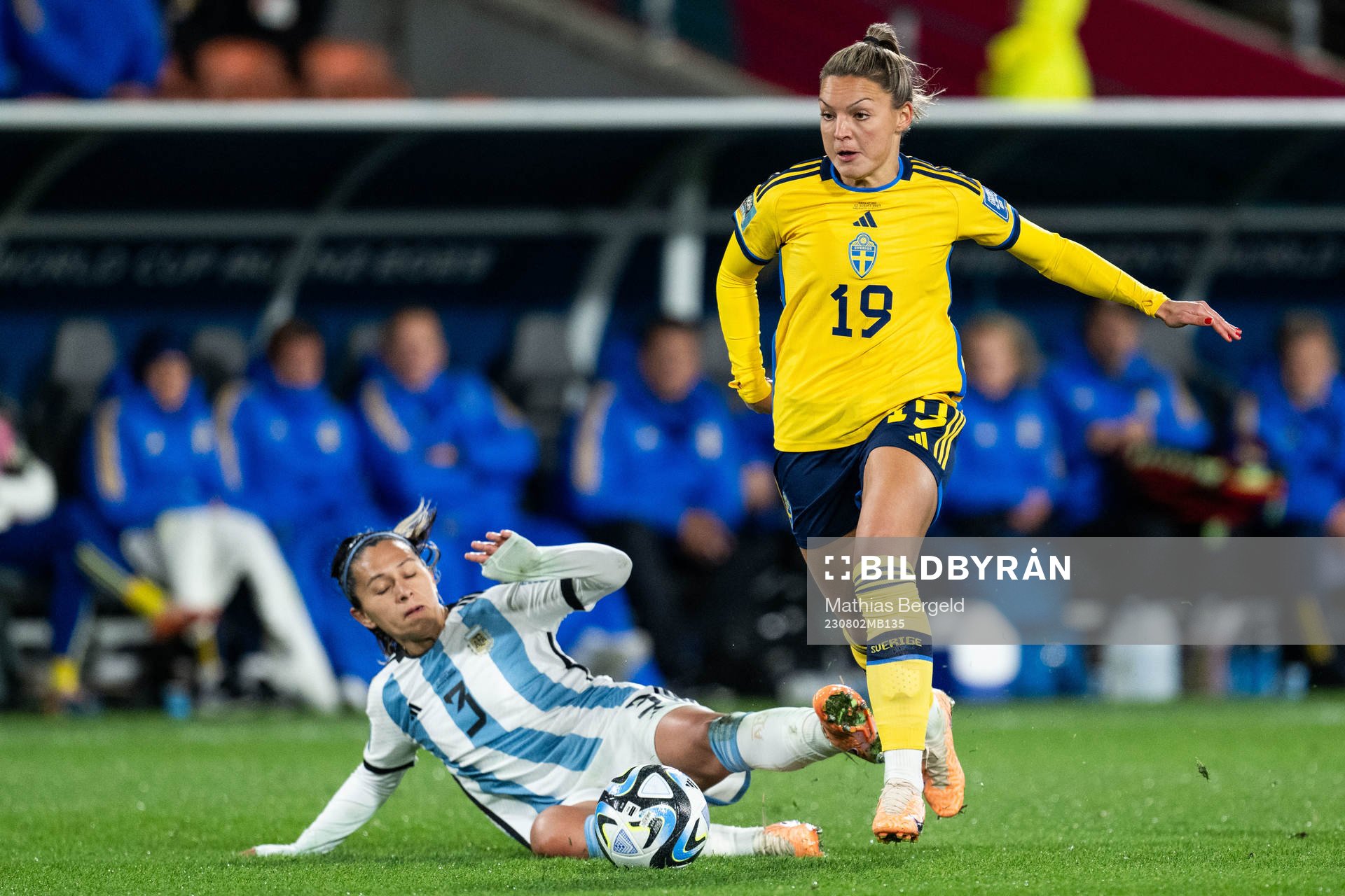 Eliana Stabile of Argentina and Johanna Rytting Kaneryd of