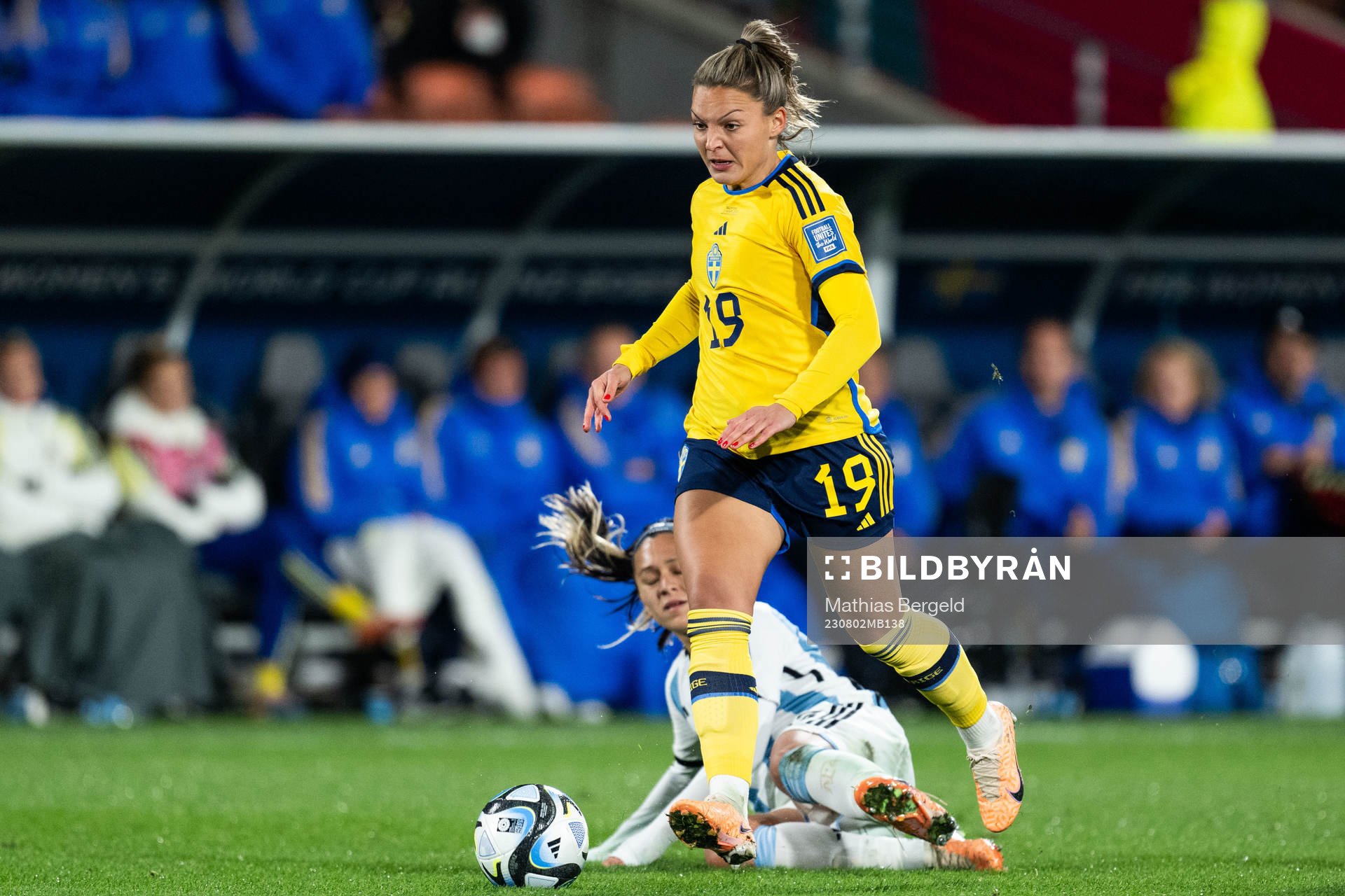 Eliana Stabile of Argentina and Johanna Rytting Kaneryd of