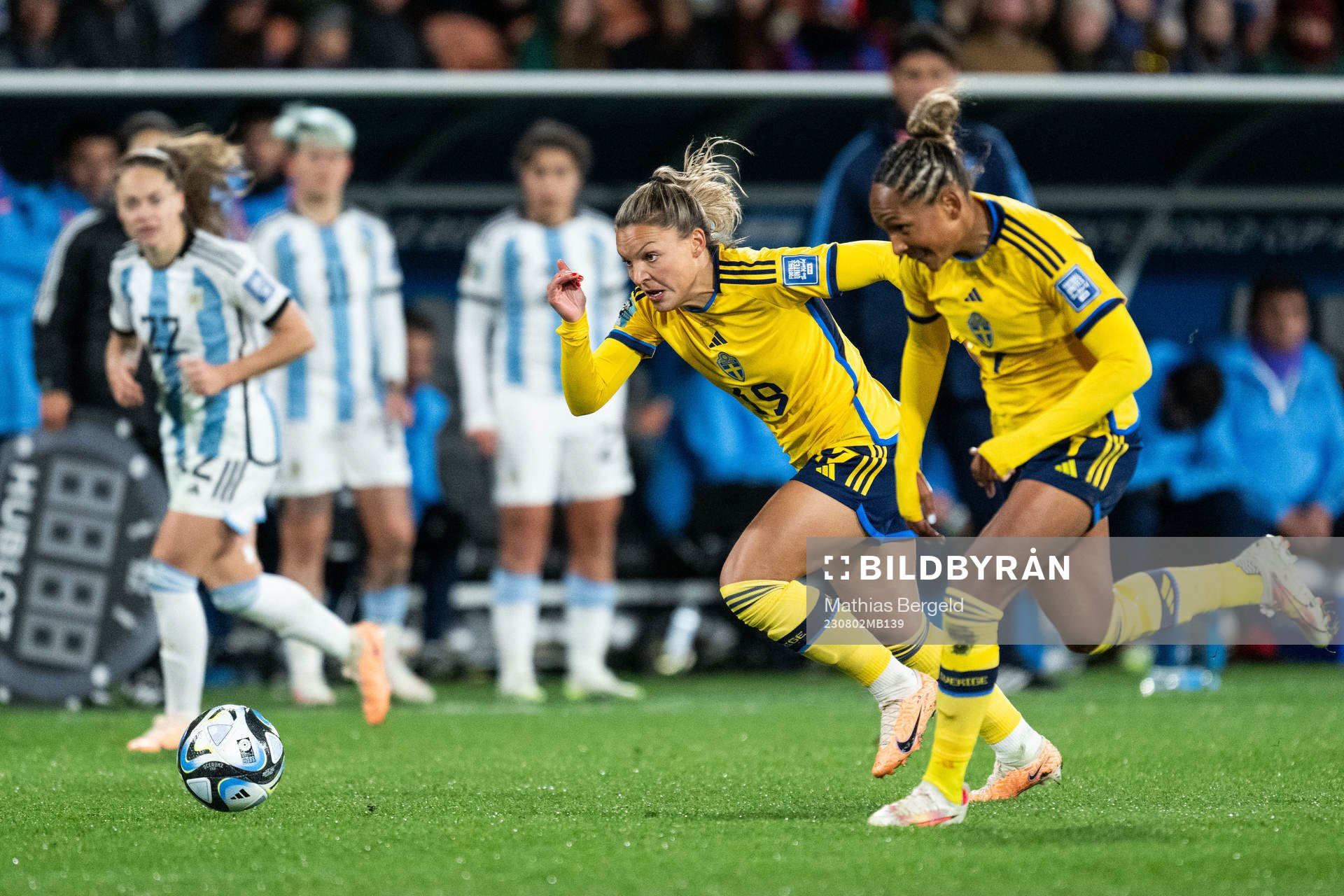 Johanna Rytting Kaneryd and Madelen Janogy of Sweden
