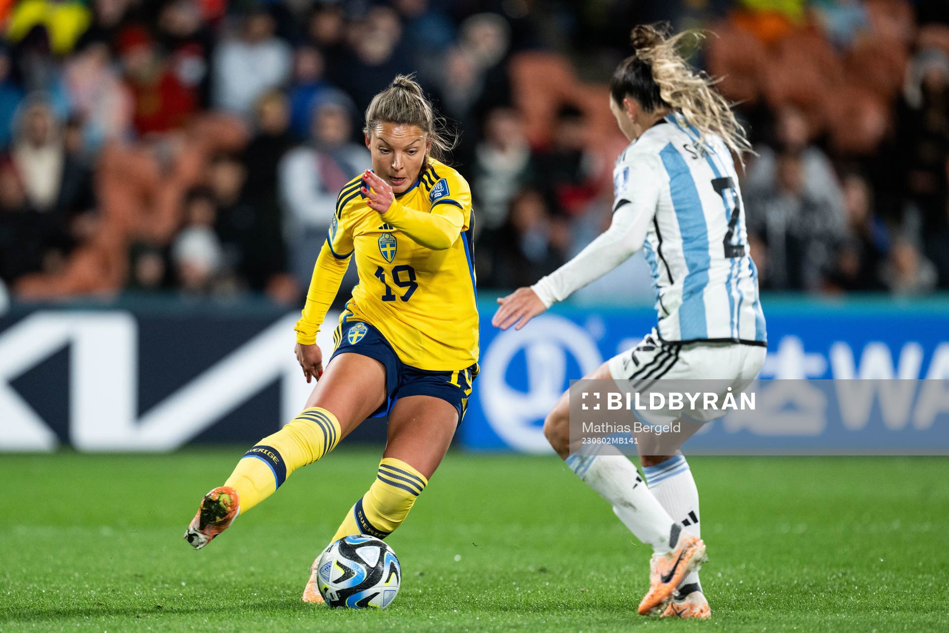 Johanna Rytting Kaneryd of Sweden and Adriana Sachs of