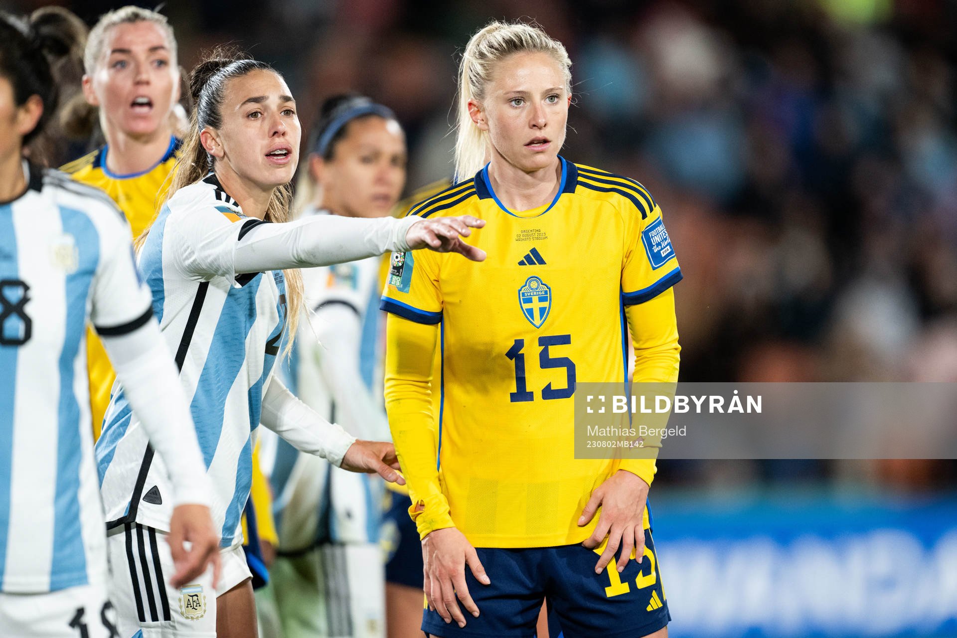 Adriana Sachs of Argentina and Rebecka Blomqvist of Sweden