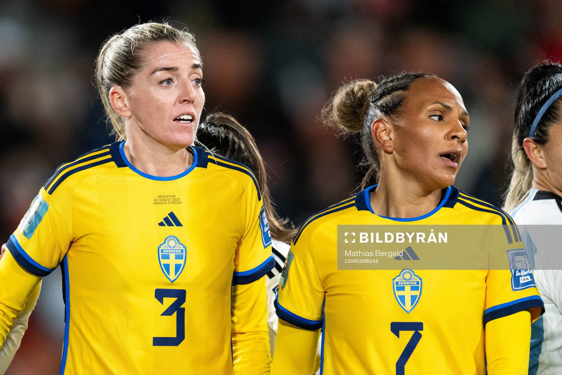 Linda Sembrant and Madelen Janogy of Sweden