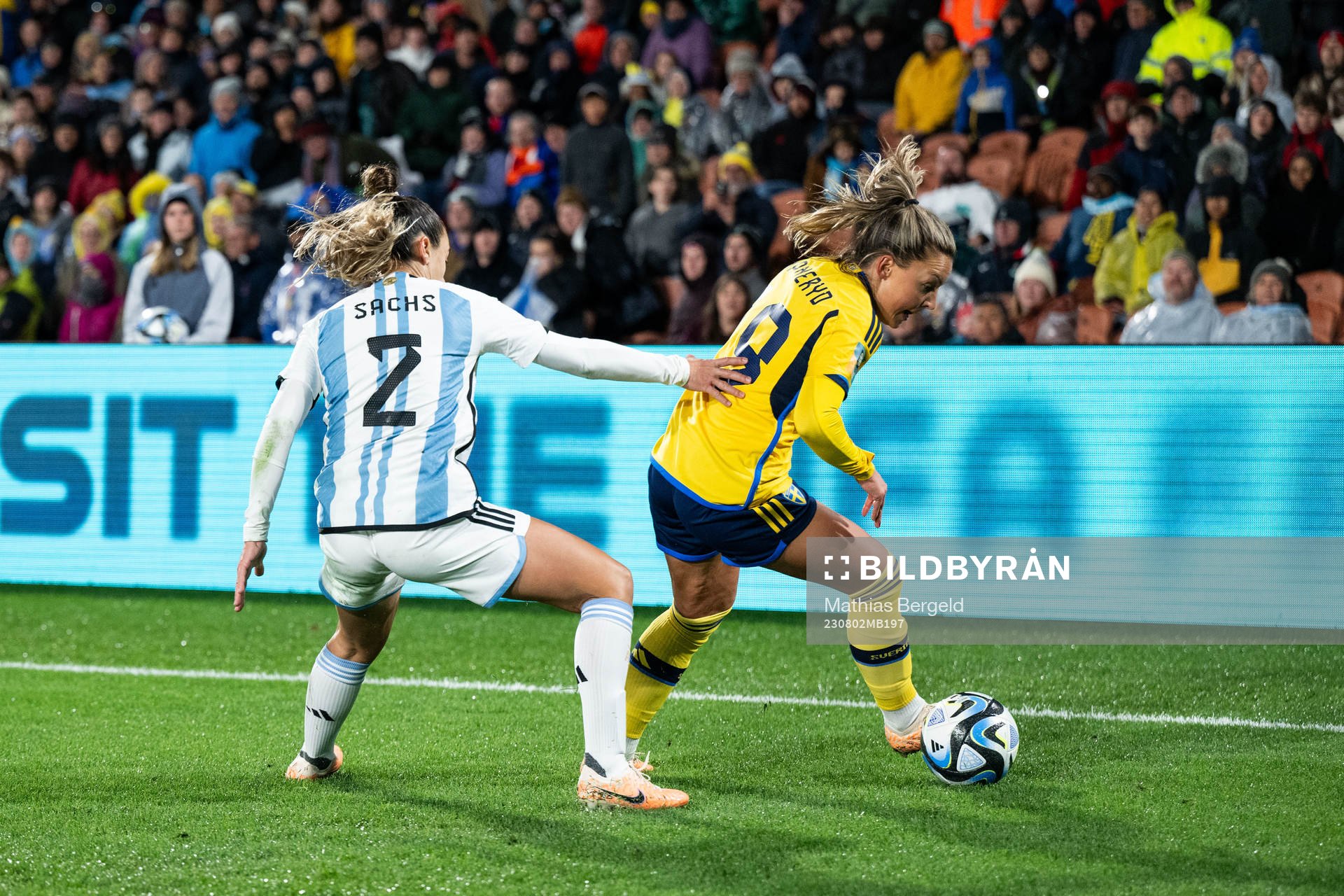 Adriana Sachs of Argentina and Johanna Rytting Kaneryd of