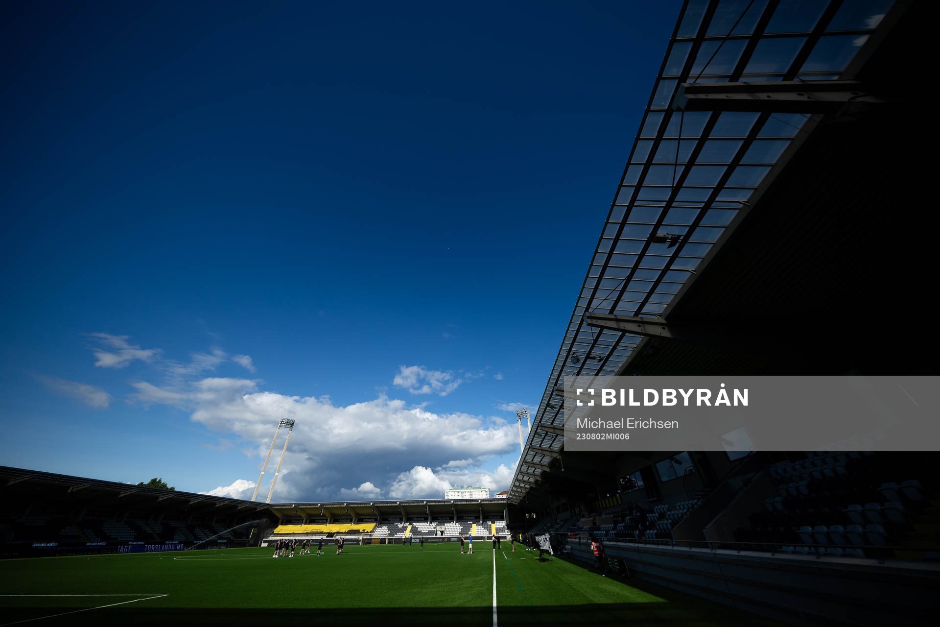 General view inside Bravida Arena