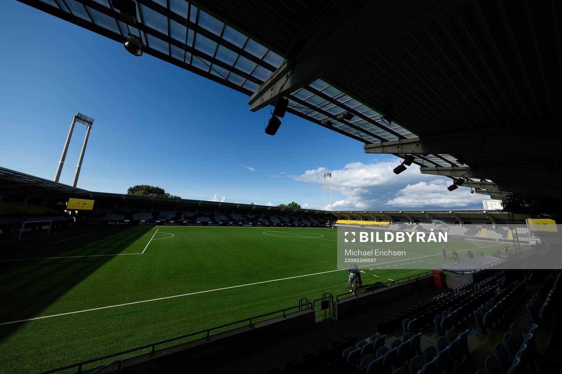 General view inside Bravida Arena