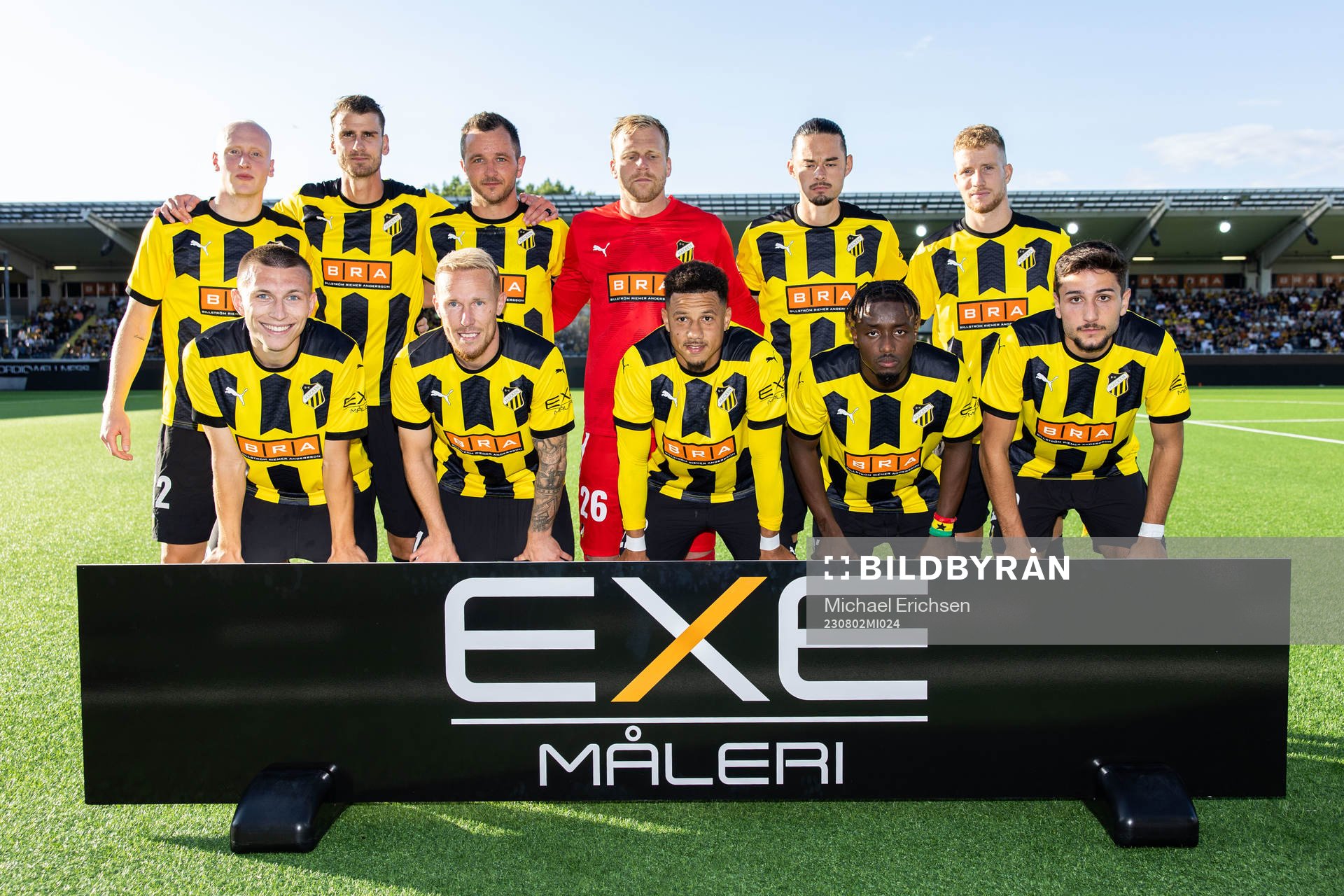 Valgeir Lunddal, Johan Hammar, Even Hovland, goalkeeper