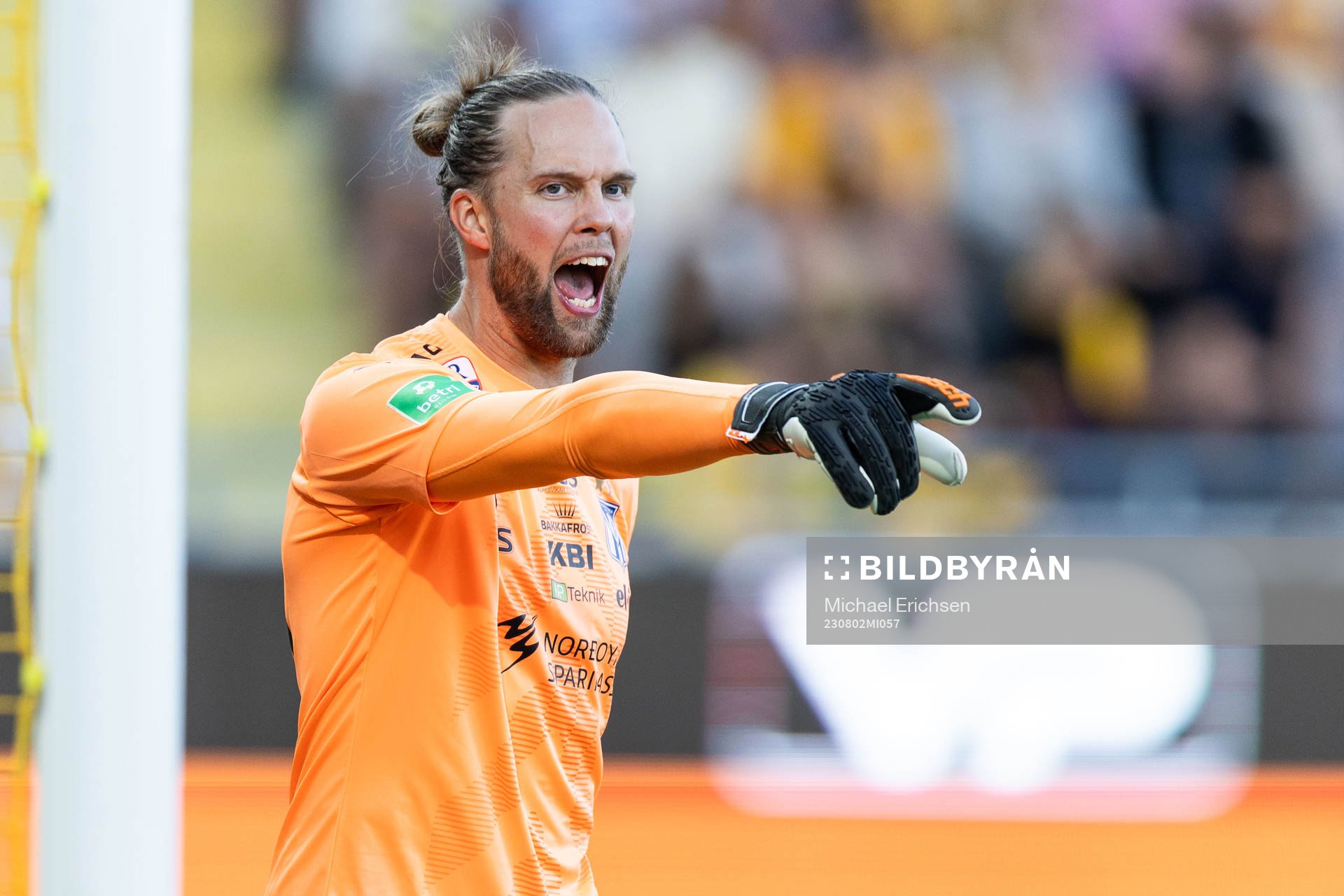Goalkeeper Jonatan Johansson of Klaksvik