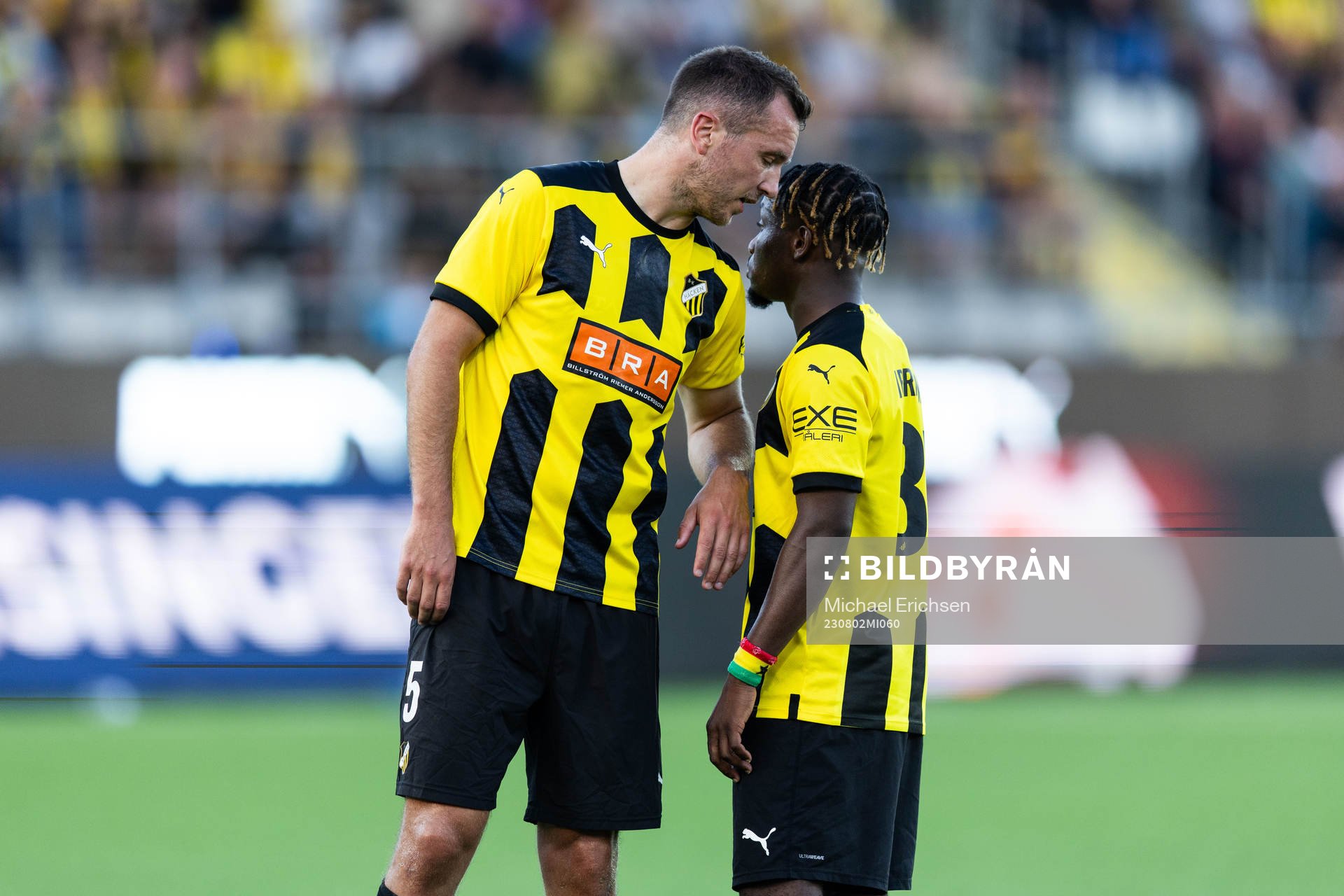 Even Hovland and Ibrahim Sadiq of Häcken