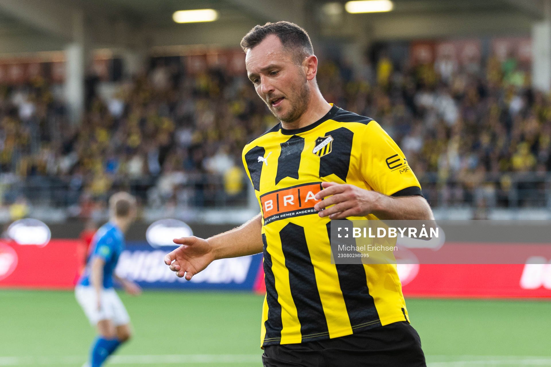 Even Hovland of Häcken looks dejected