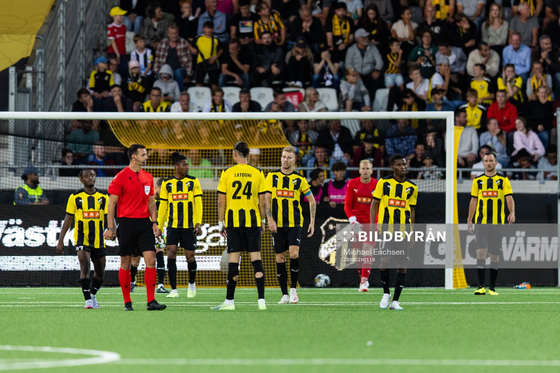 Players of Häcken look dejected