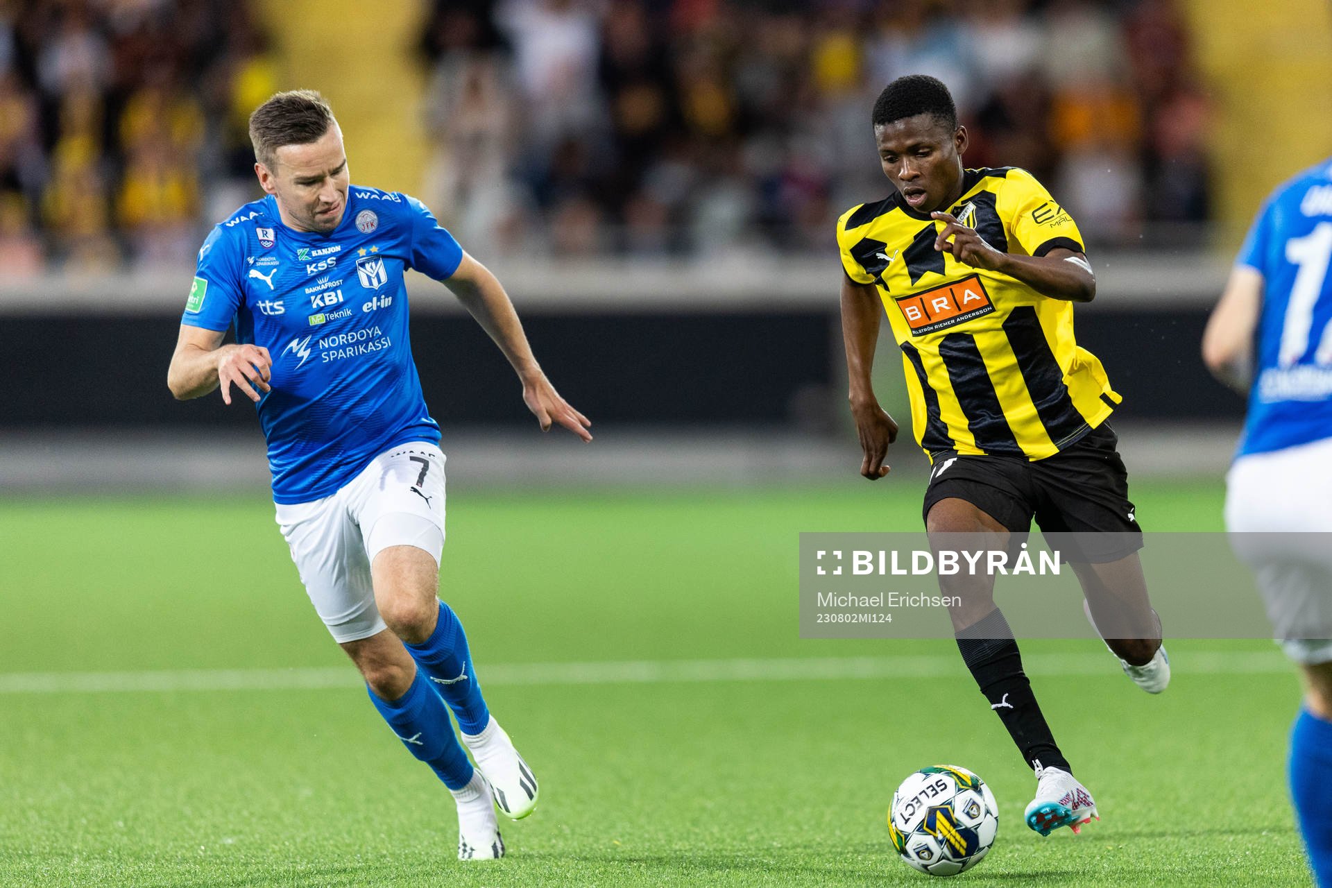 Arni Frederiksberg of Klaksvik and Akoua Romeo Amane of