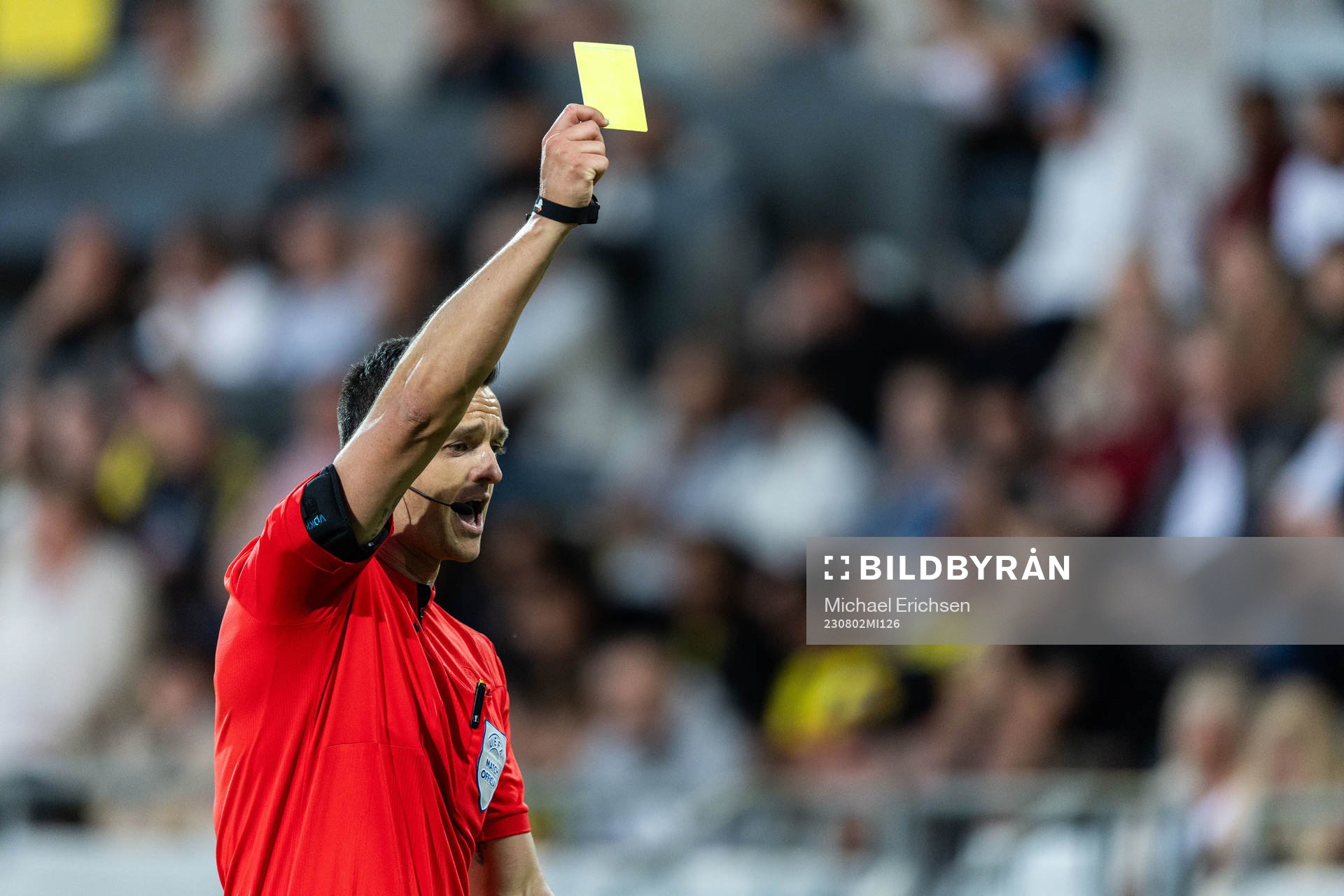 Referee Andrew Madley